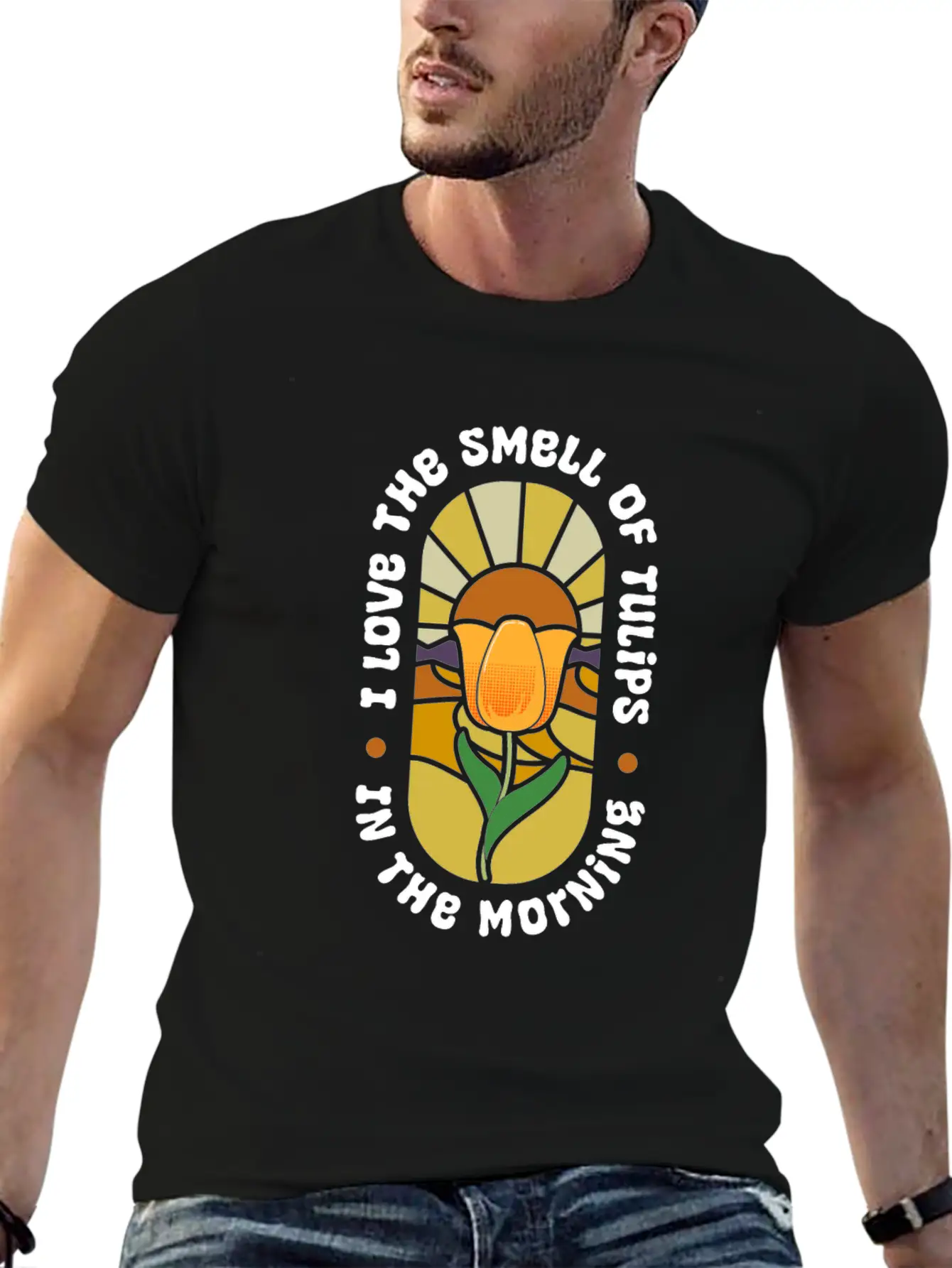 Tulip Gardening Love Classic Cotton Tee – Unisex Comfort For Any Season