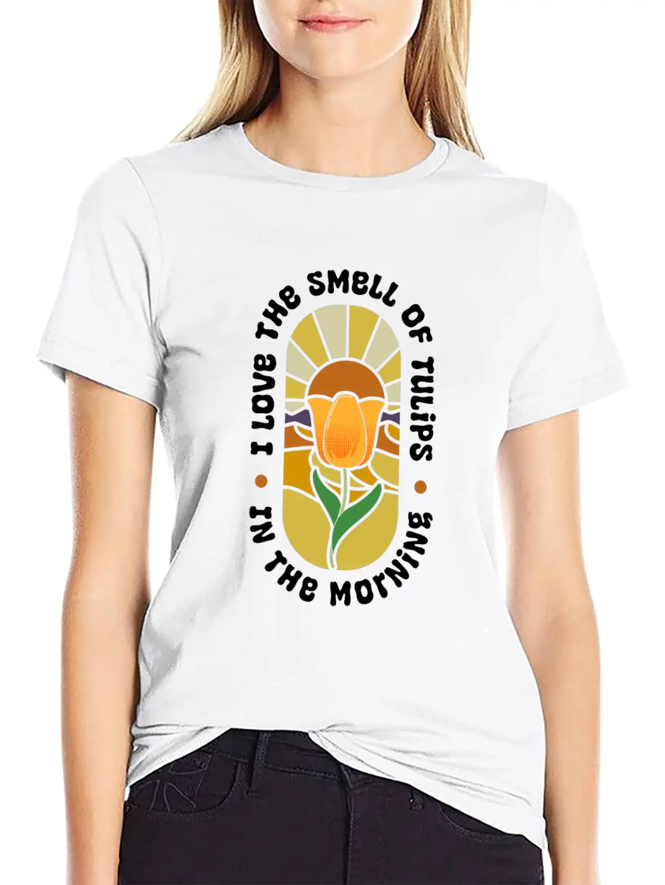 Tulip Gardening Love Classic Cotton Tee – Unisex Comfort For Any Season