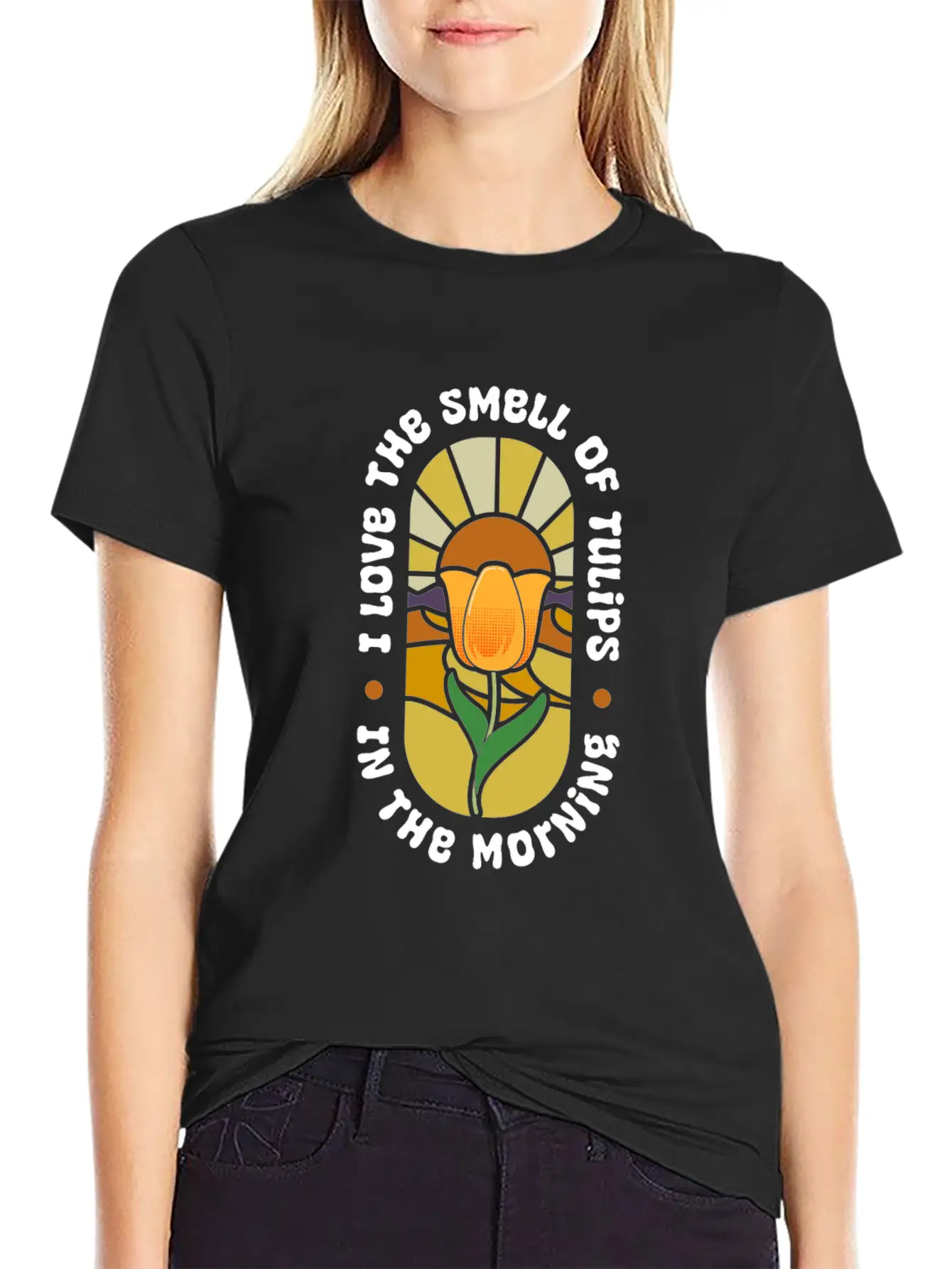 Tulip Gardening Love Classic Cotton Tee – Unisex Comfort For Any Season
