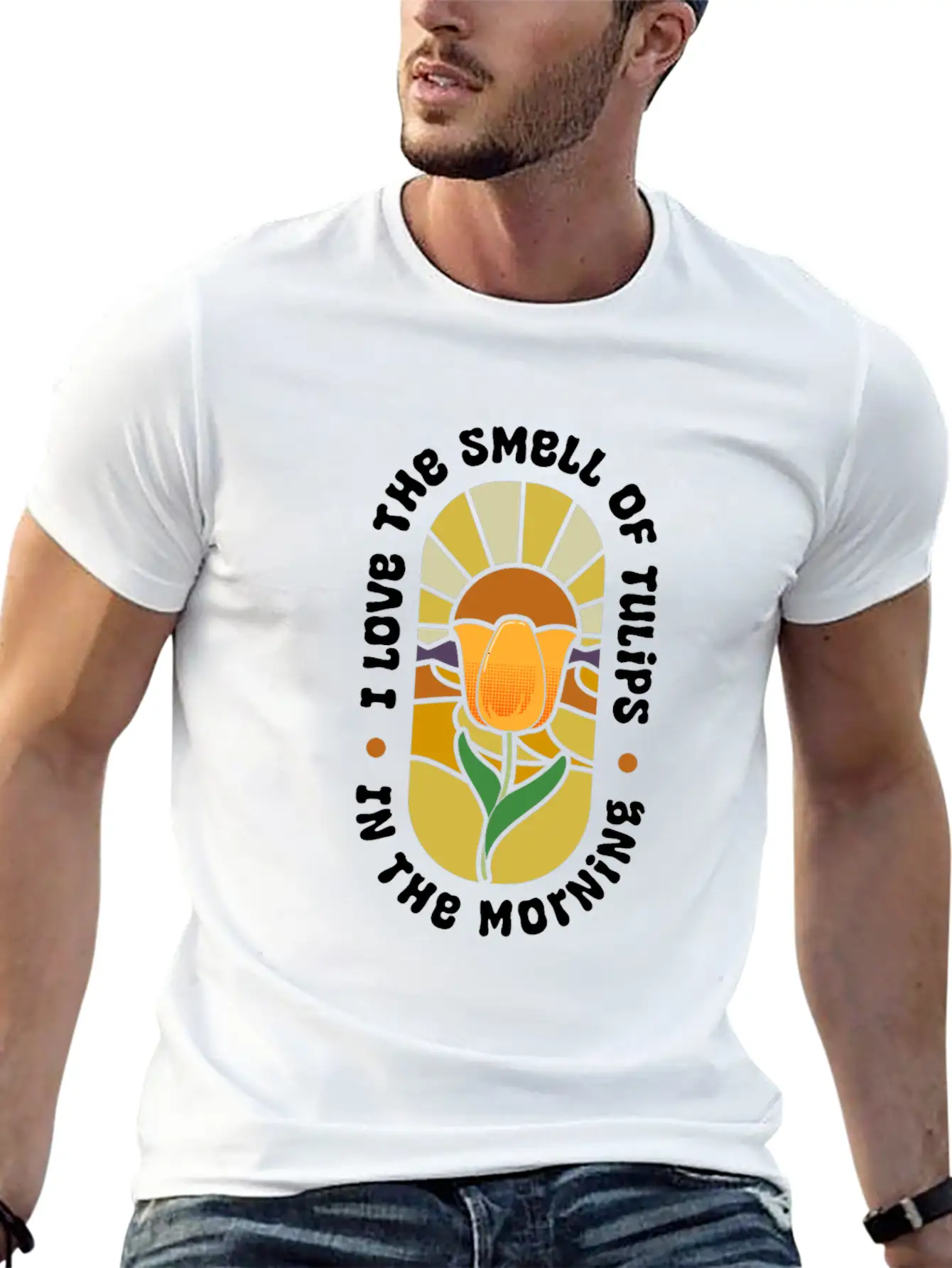 Tulip Gardening Love Classic Cotton Tee – Unisex Comfort For Any Season