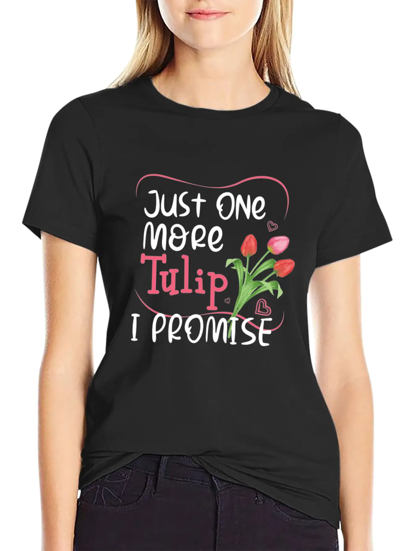 Tulips Tulip Flower Garden Gardening Gardener Relaxed Everyday Tee – Lightweight And Durable Cotton
