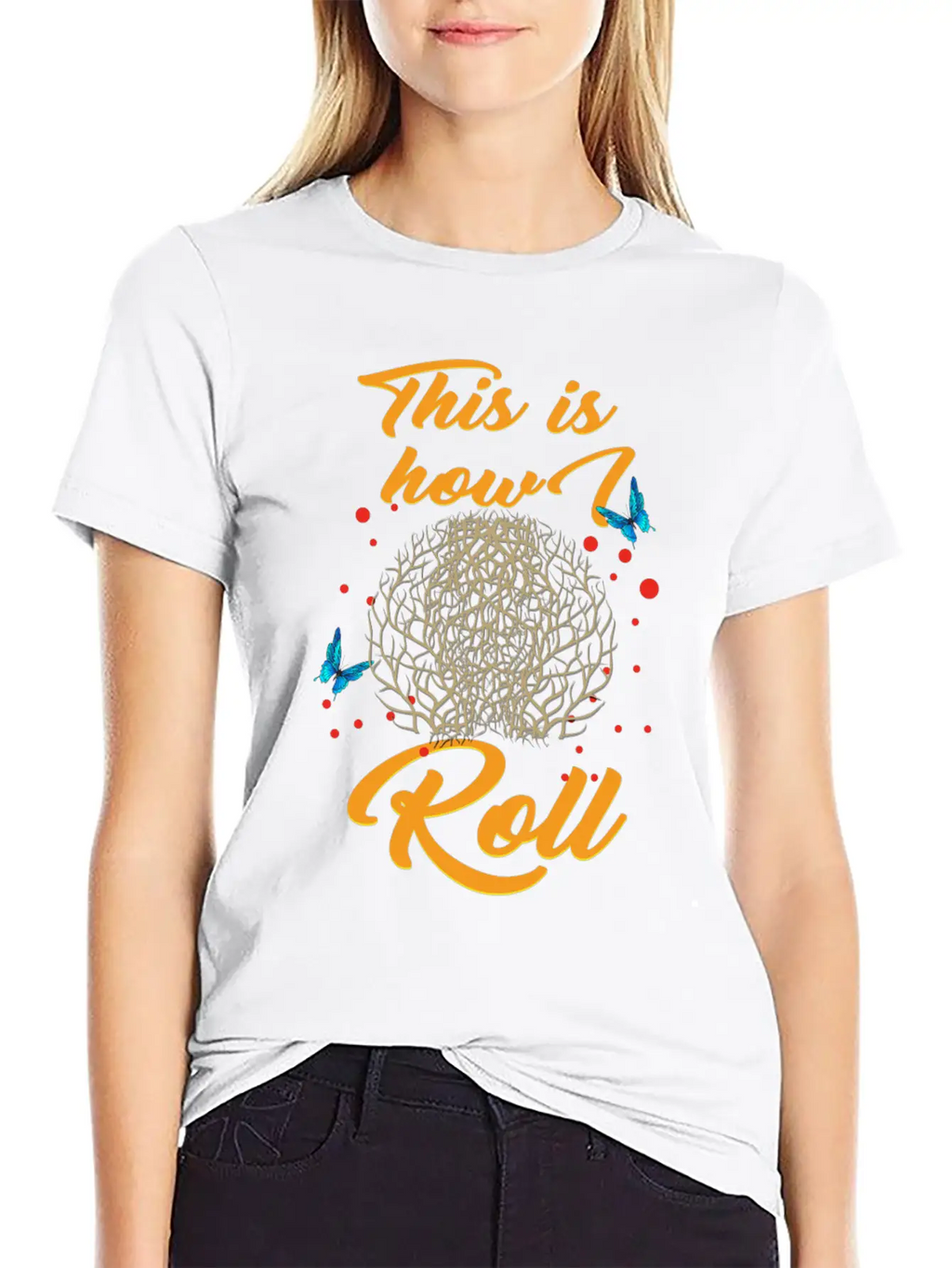 Tumbleweed Tshirt, This Is How We Roll, Desert Breathable Soft Cotton T-Shirt – Timeless Casual Look