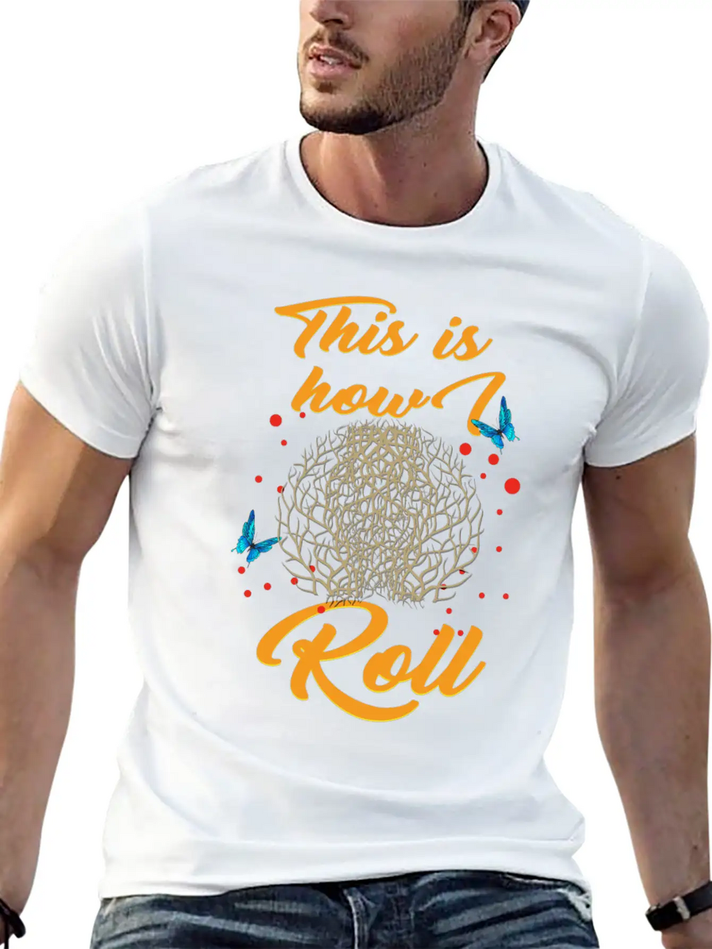 Tumbleweed Tshirt, This Is How We Roll, Desert Breathable Soft Cotton T-Shirt – Timeless Casual Look
