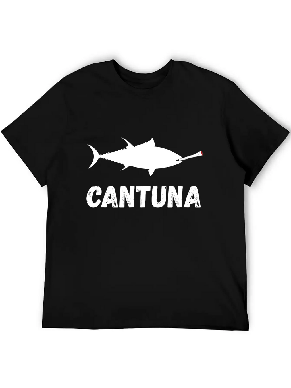 Tuna Fish Cannabis Joint Souvenir Gifts Breathable Soft Cotton T-Shirt – Timeless Casual Look