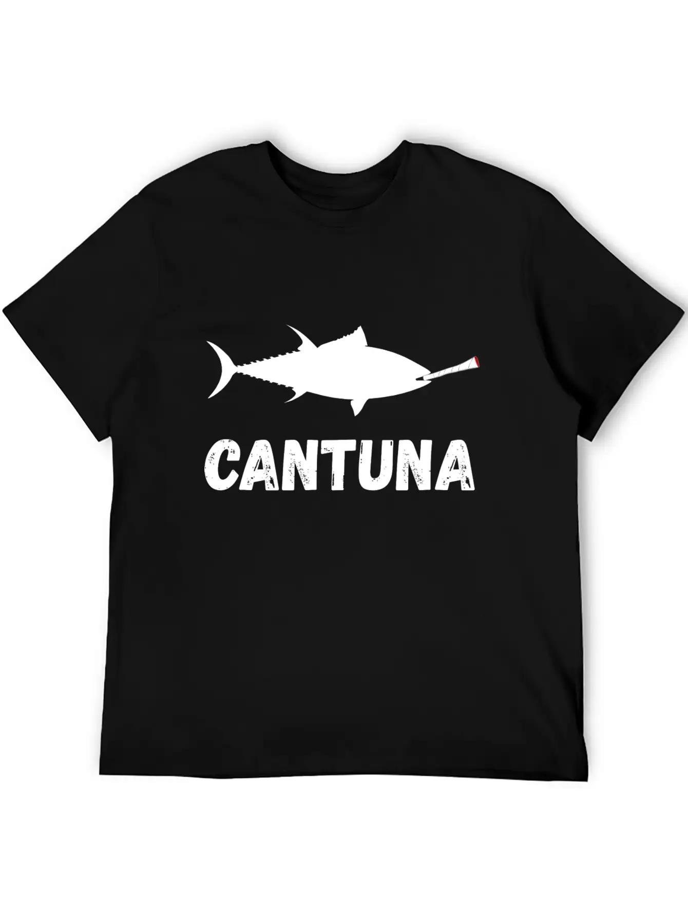 Tuna Fish Cannabis Joint Souvenir Gifts Breathable Soft Cotton T-Shirt – Timeless Casual Look