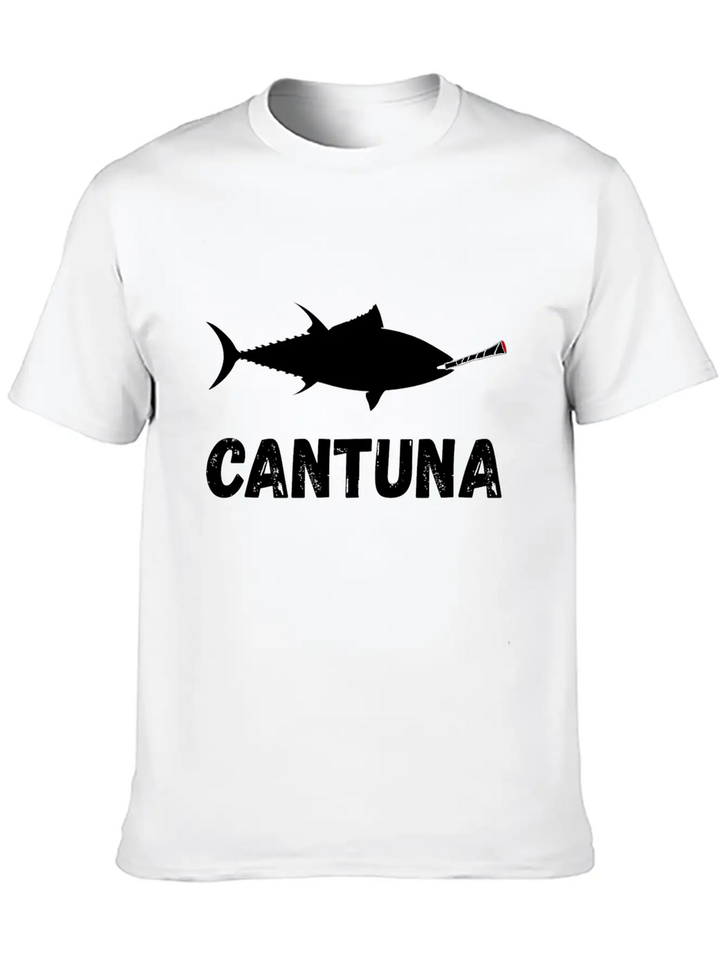 Tuna Fish Cannabis Joint Souvenir Gifts Breathable Soft Cotton T-Shirt – Timeless Casual Look