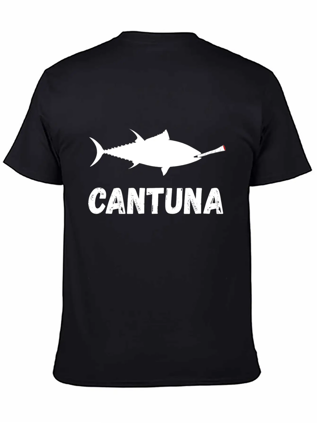 Tuna Fish Cannabis Joint Souvenir Gifts Breathable Soft Cotton T-Shirt – Timeless Casual Look