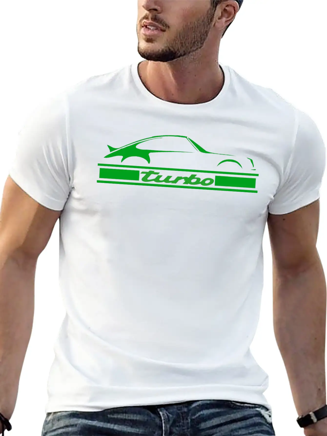 Turbo Car Unisex Casual T-Shirt – Clean Design For Daily Comfort