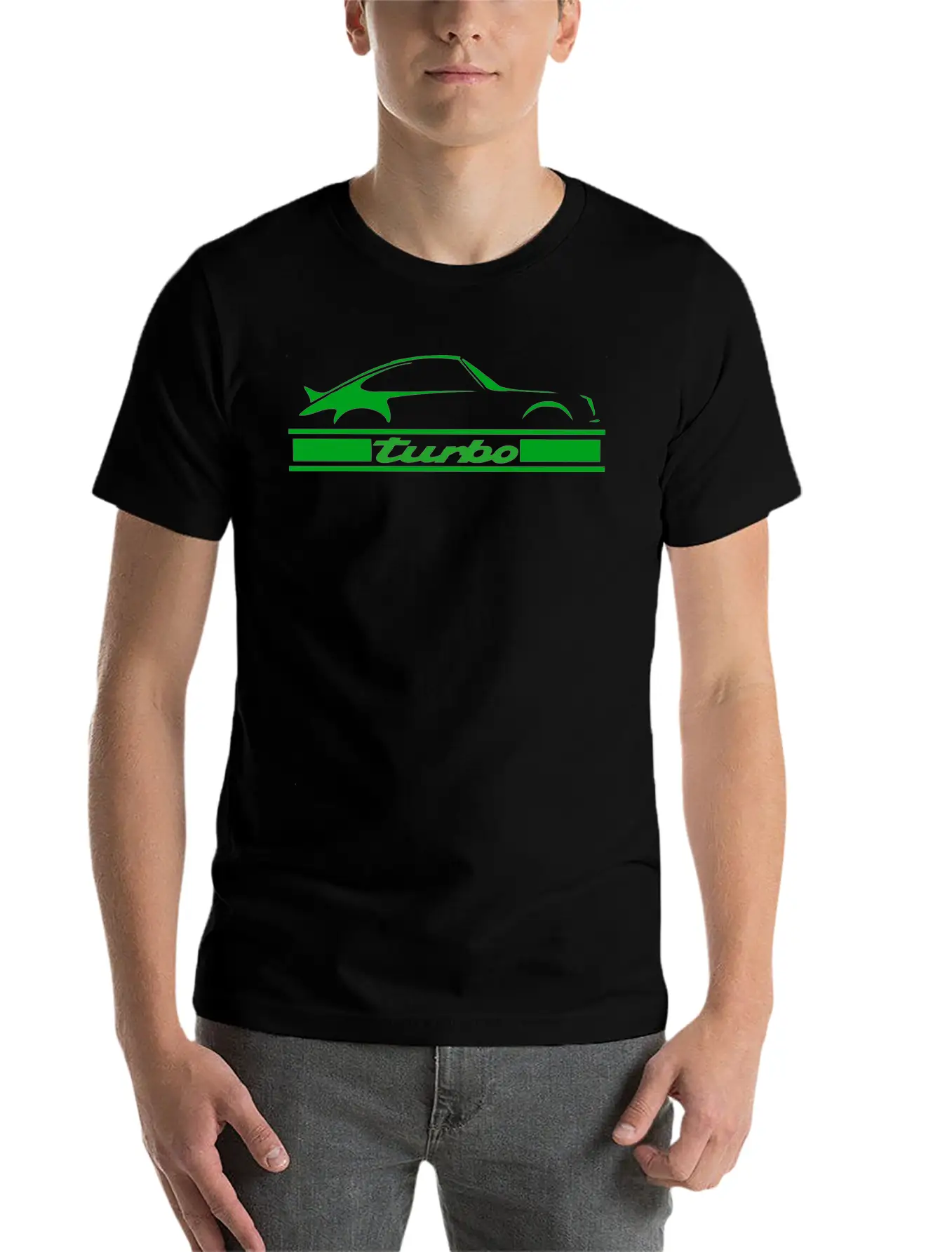 Turbo Car Unisex Casual T-Shirt – Clean Design For Daily Comfort