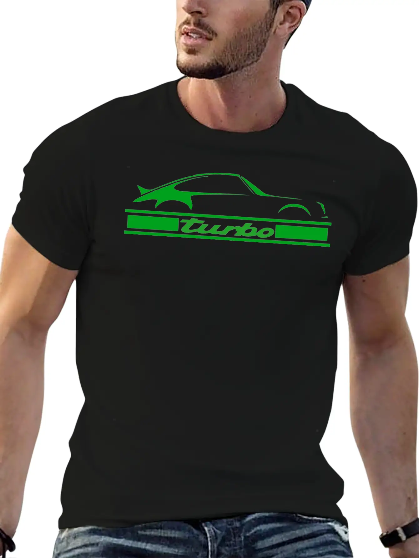Turbo Car Unisex Casual T-Shirt – Clean Design For Daily Comfort