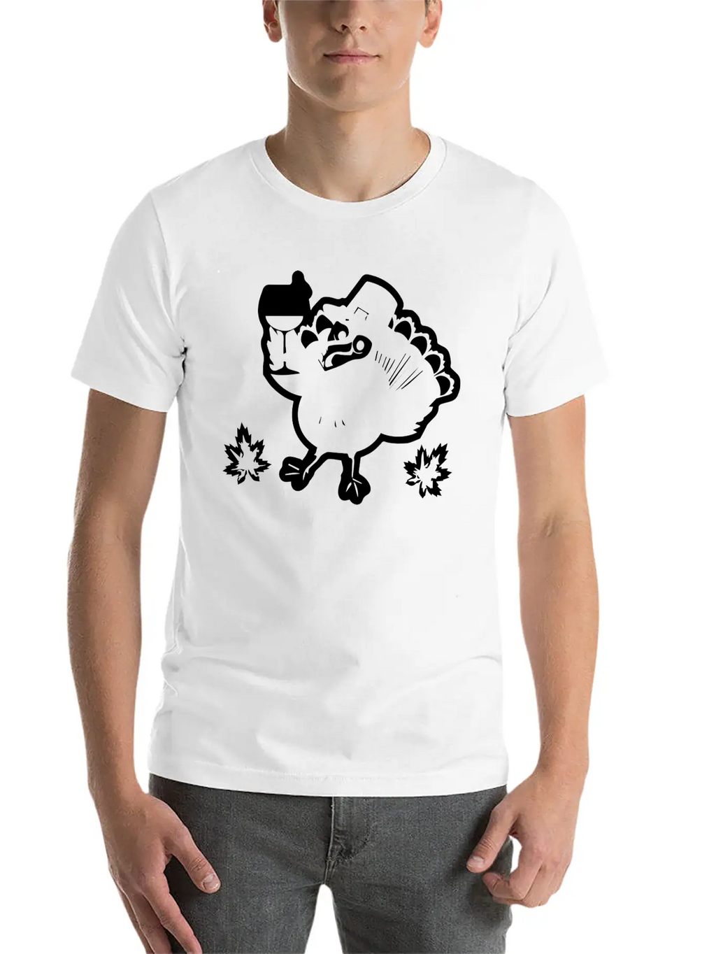 Turkey Trot I Thought You Said Drink A Lot Essential Cotton Tee For Daily Outfits – Unisex Style