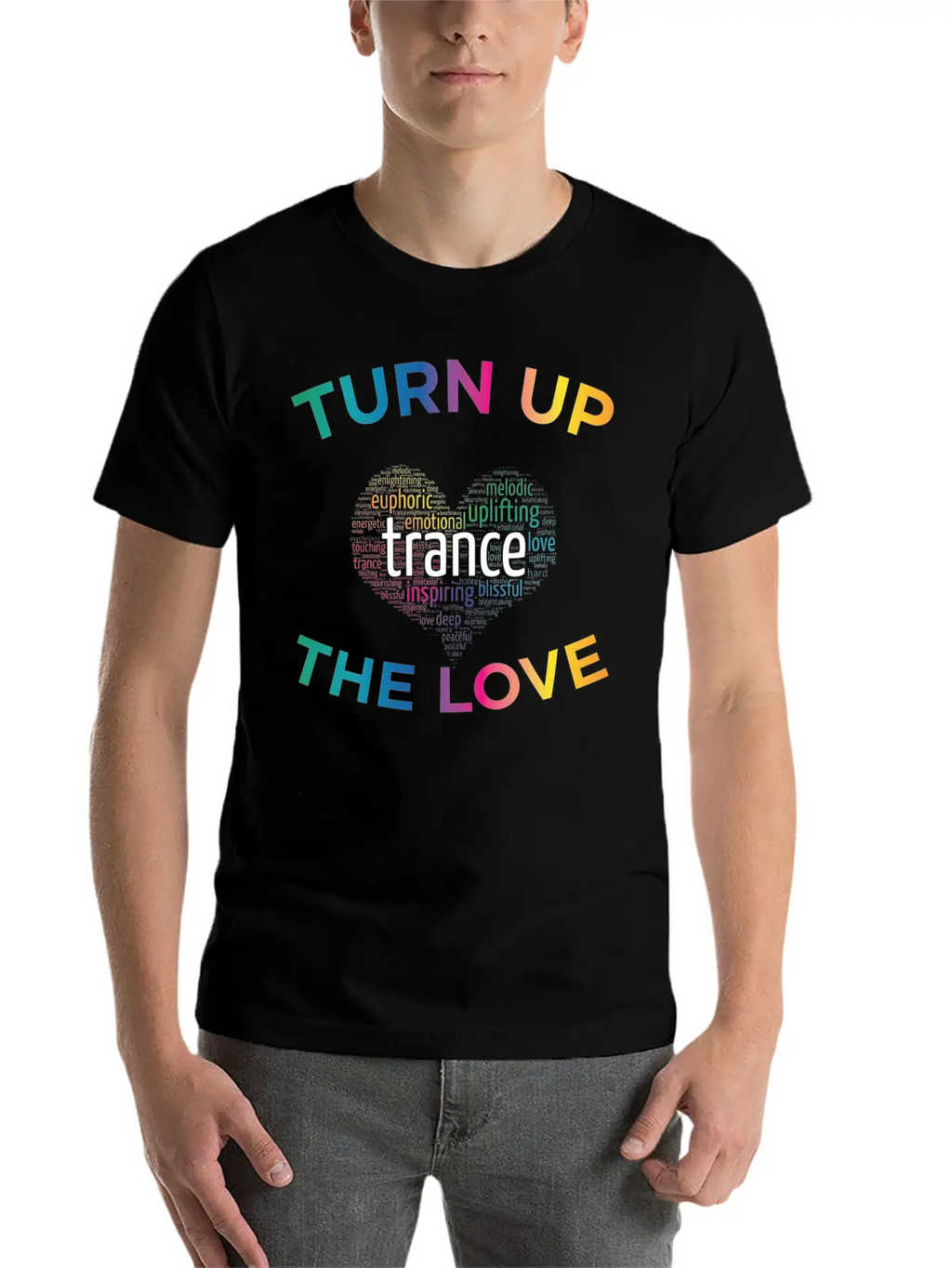 Turn Up The Love! Stylish Everyday T-Shirt – Unisex Basic Cotton Tee