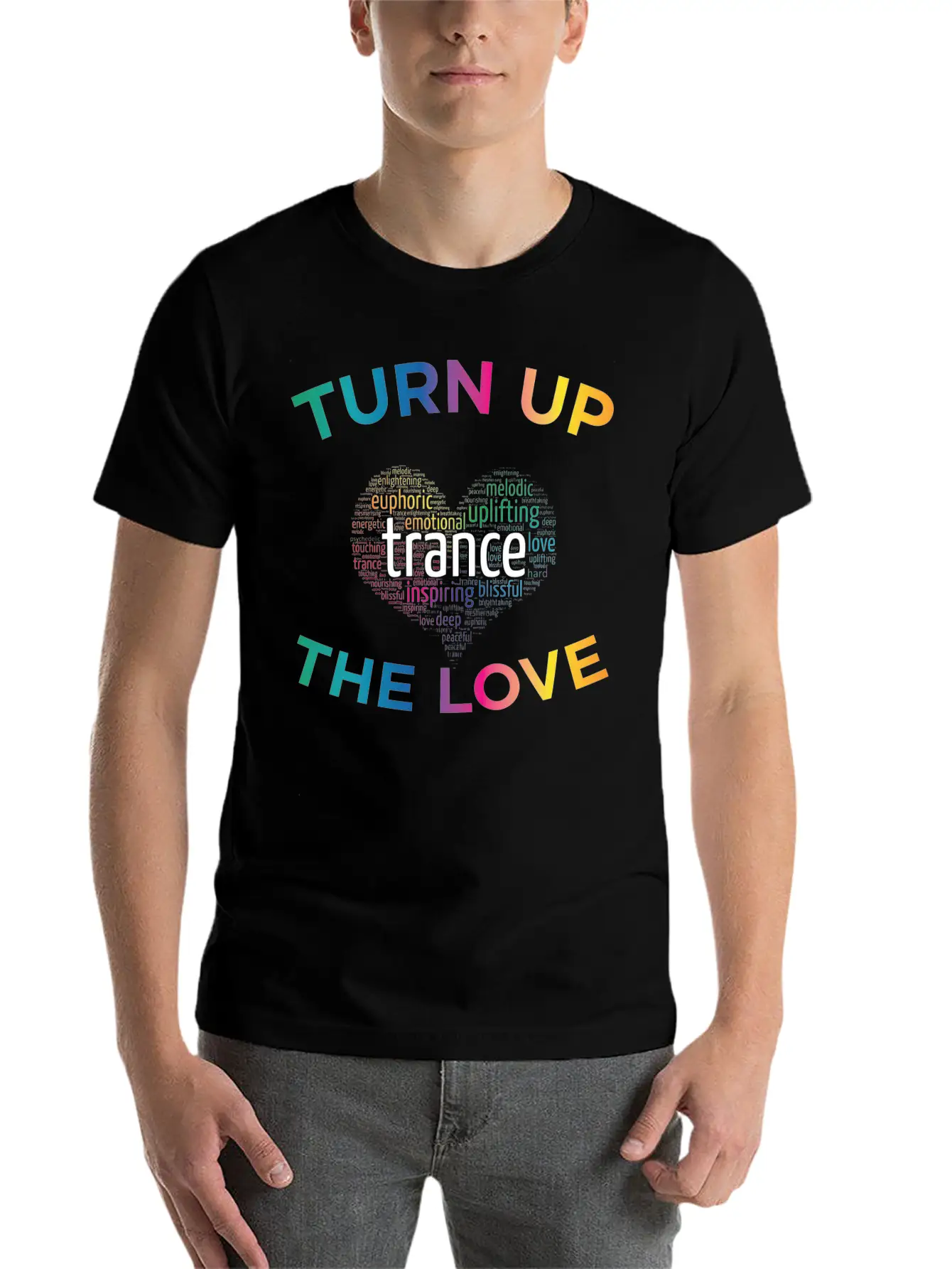 Turn Up The Love! Stylish Everyday T-Shirt – Unisex Basic Cotton Tee