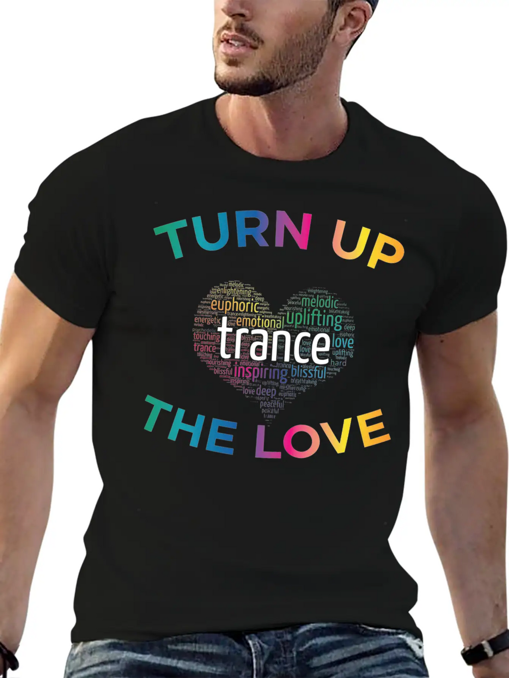 Turn Up The Love! Stylish Everyday T-Shirt – Unisex Basic Cotton Tee