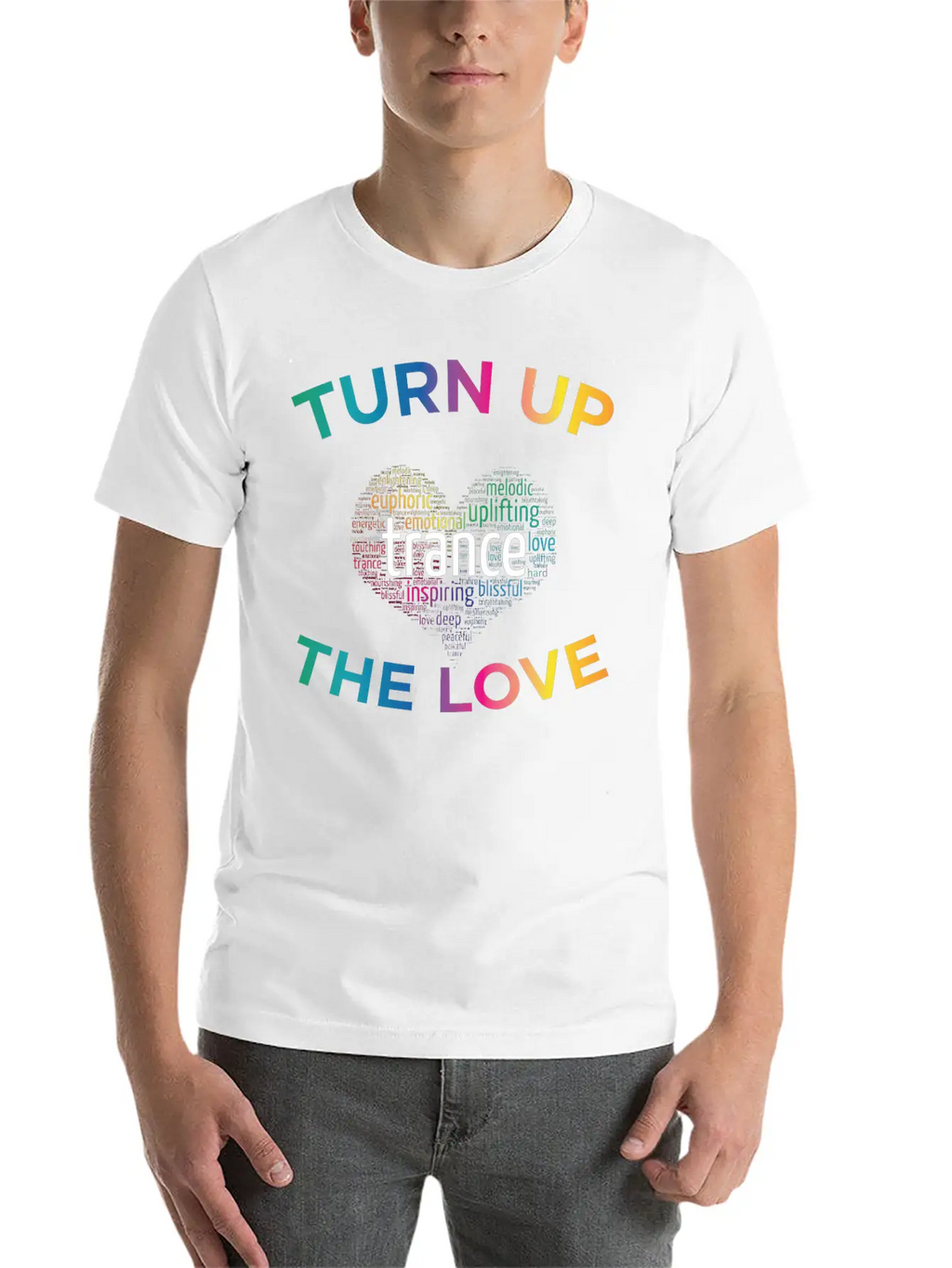 Turn Up The Love! Stylish Everyday T-Shirt – Unisex Basic Cotton Tee