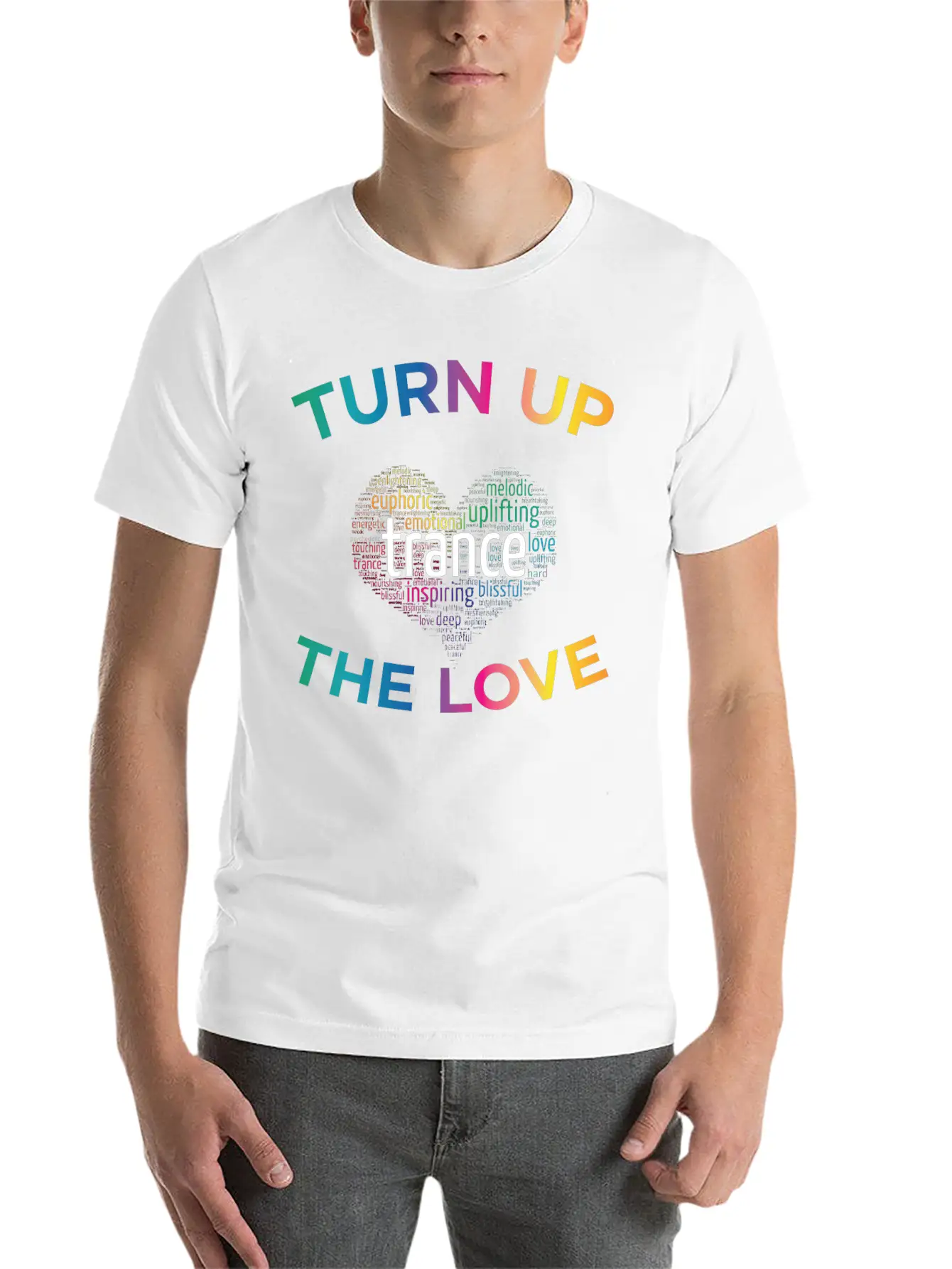 Turn Up The Love! Stylish Everyday T-Shirt – Unisex Basic Cotton Tee