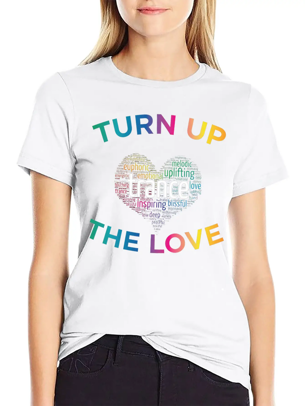 Turn Up The Love! Stylish Everyday T-Shirt – Unisex Basic Cotton Tee