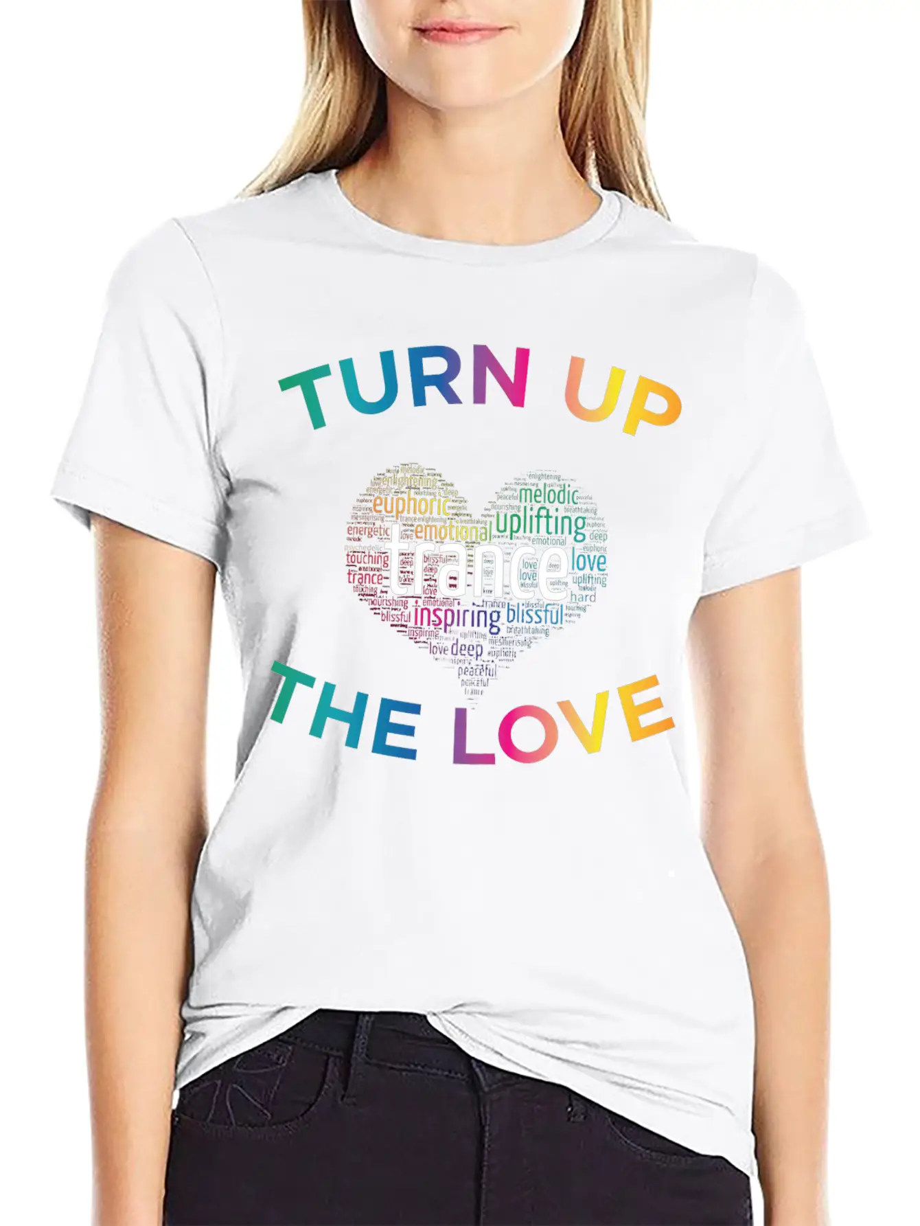 Turn Up The Love! Stylish Everyday T-Shirt – Unisex Basic Cotton Tee