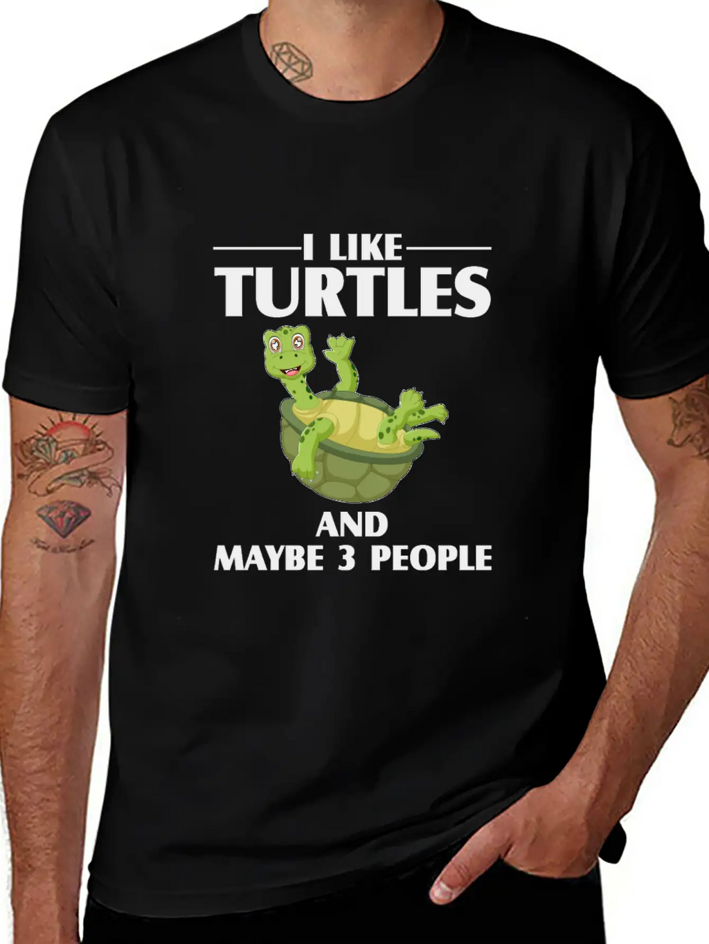 Turtle Essential Cotton Tee For Daily Outfits – Unisex Style