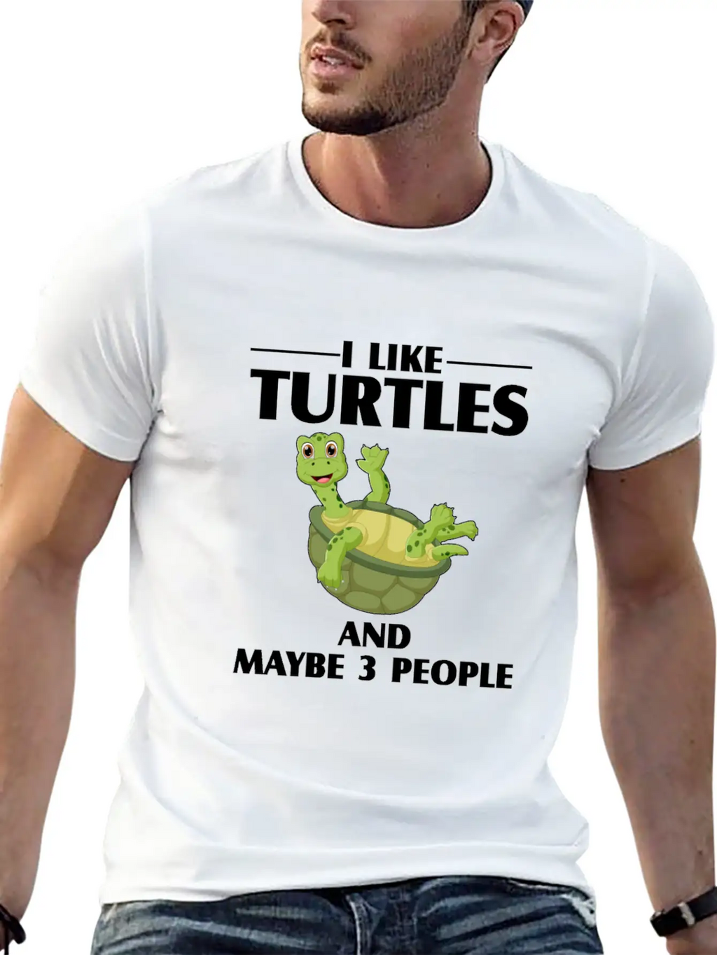Turtle Essential Cotton Tee For Daily Outfits – Unisex Style
