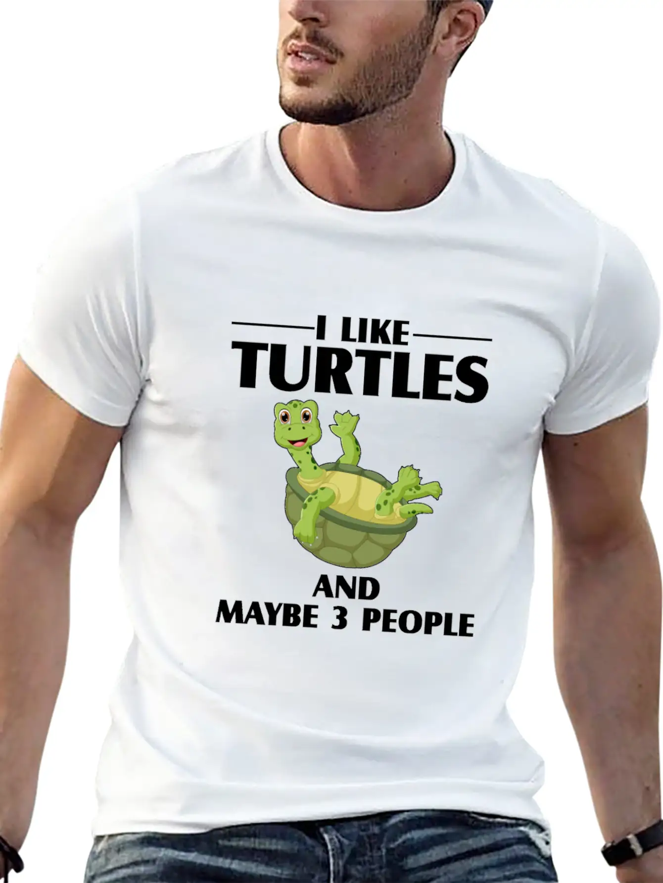 Turtle Essential Cotton Tee For Daily Outfits – Unisex Style
