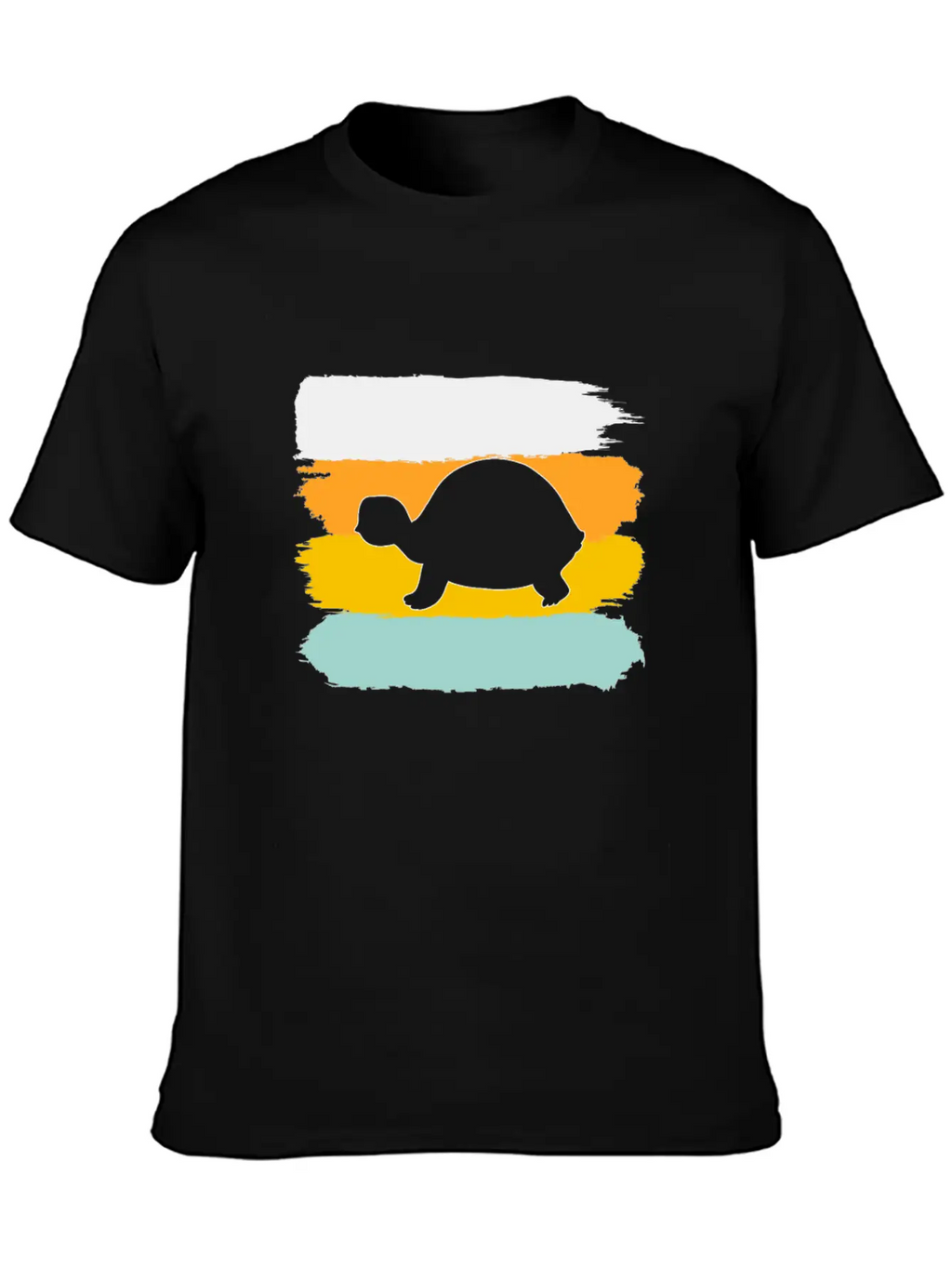 Turtle Retro Stylish Everyday T-Shirt – Unisex Basic Cotton Tee