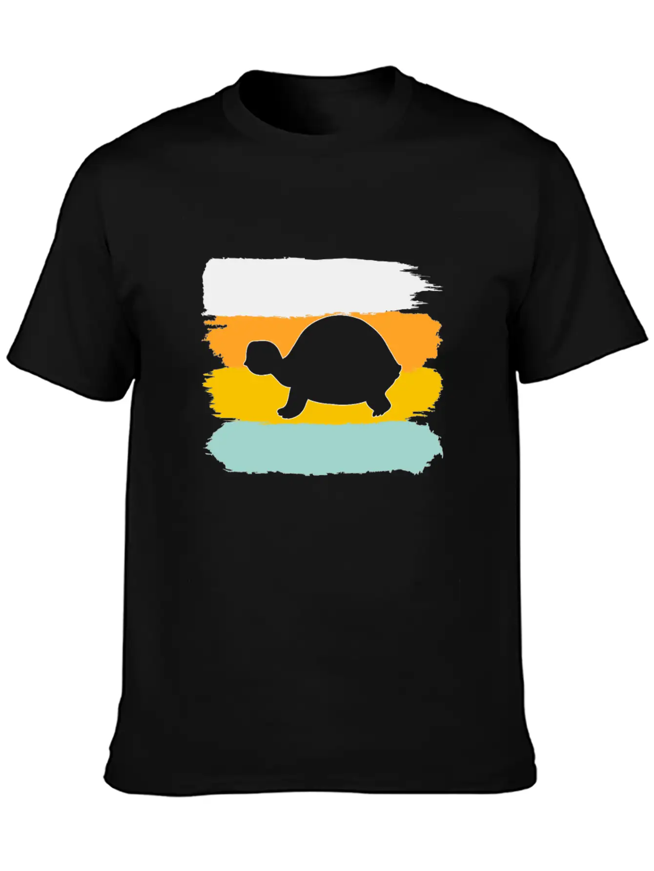 Turtle Retro Stylish Everyday T-Shirt – Unisex Basic Cotton Tee