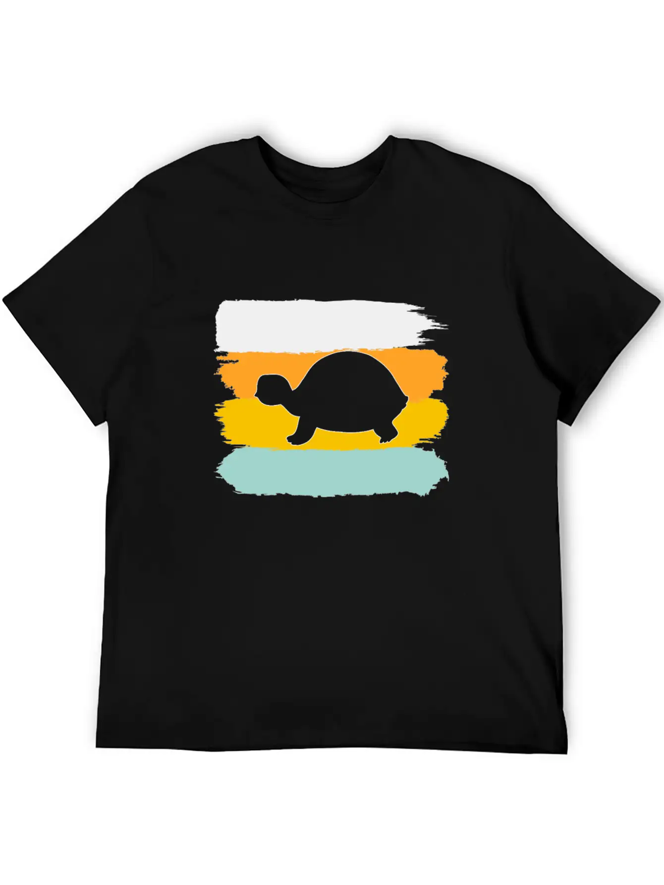 Turtle Retro Stylish Everyday T-Shirt – Unisex Basic Cotton Tee