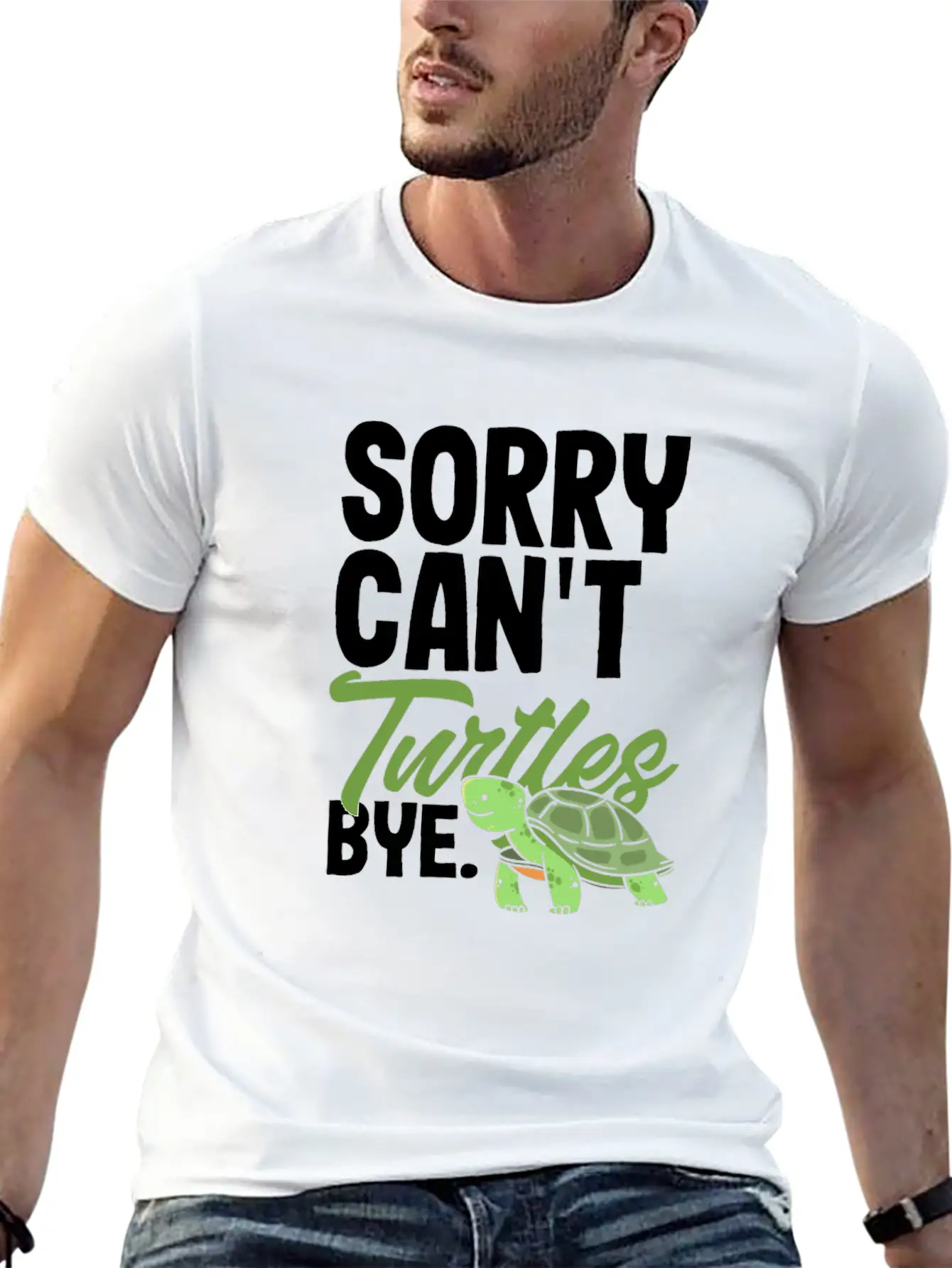 Turtle Sea Turtle Gift Breathable Soft Cotton T-Shirt – Timeless Casual Look