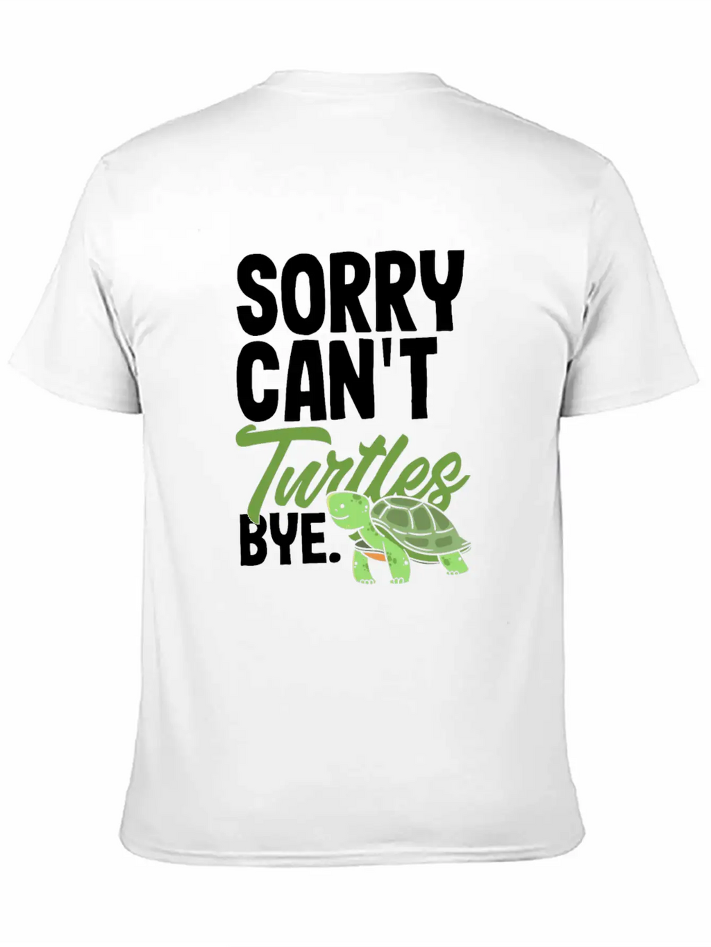 Turtle Sea Turtle Gift Breathable Soft Cotton T-Shirt – Timeless Casual Look