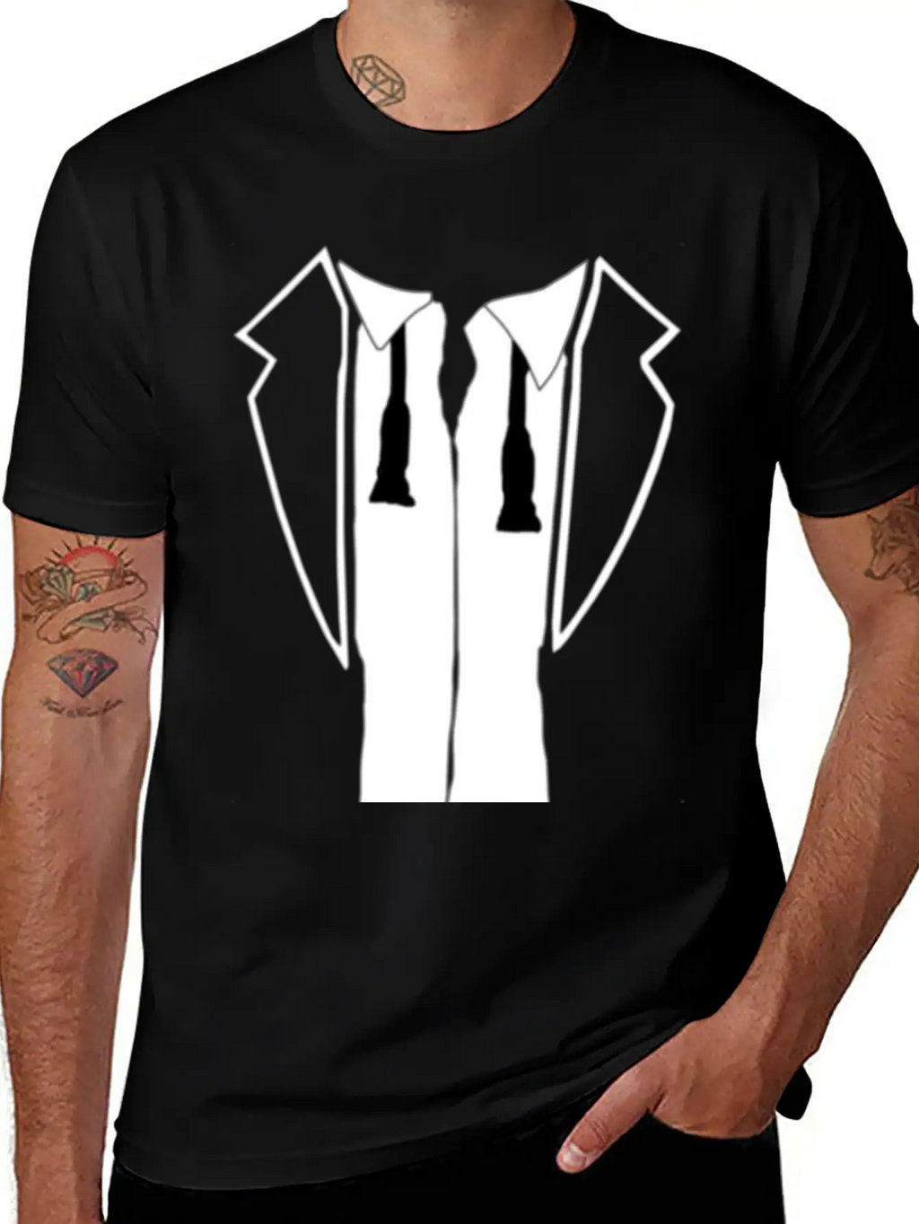 TUXEDO SMOKING SHIRT Breathable Graphic T-Shirt – Perfect For Casual Days