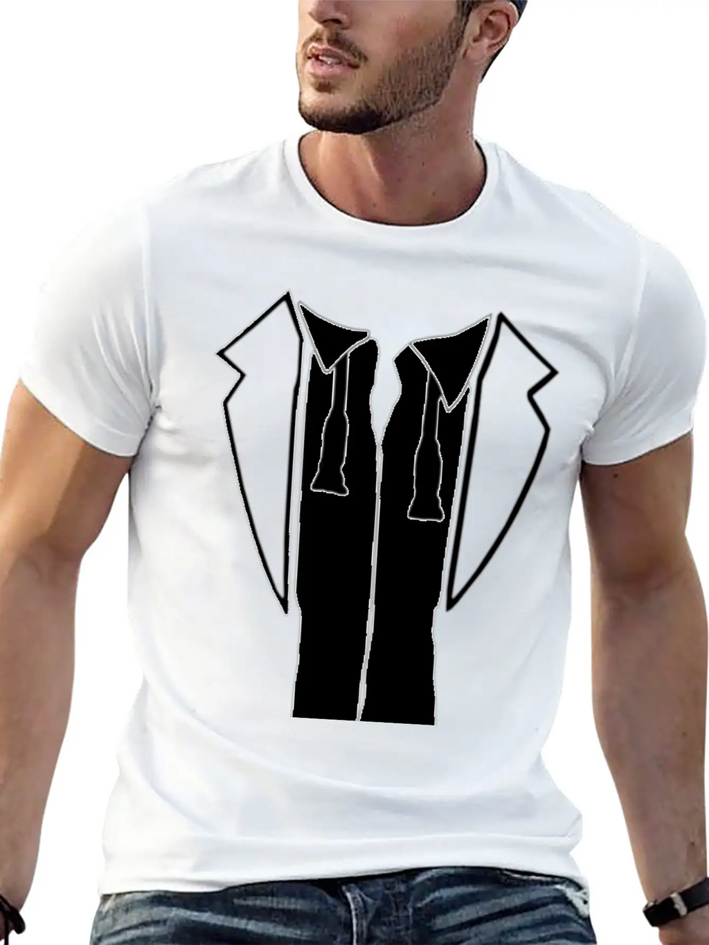 TUXEDO SMOKING SHIRT Breathable Graphic T-Shirt – Perfect For Casual Days