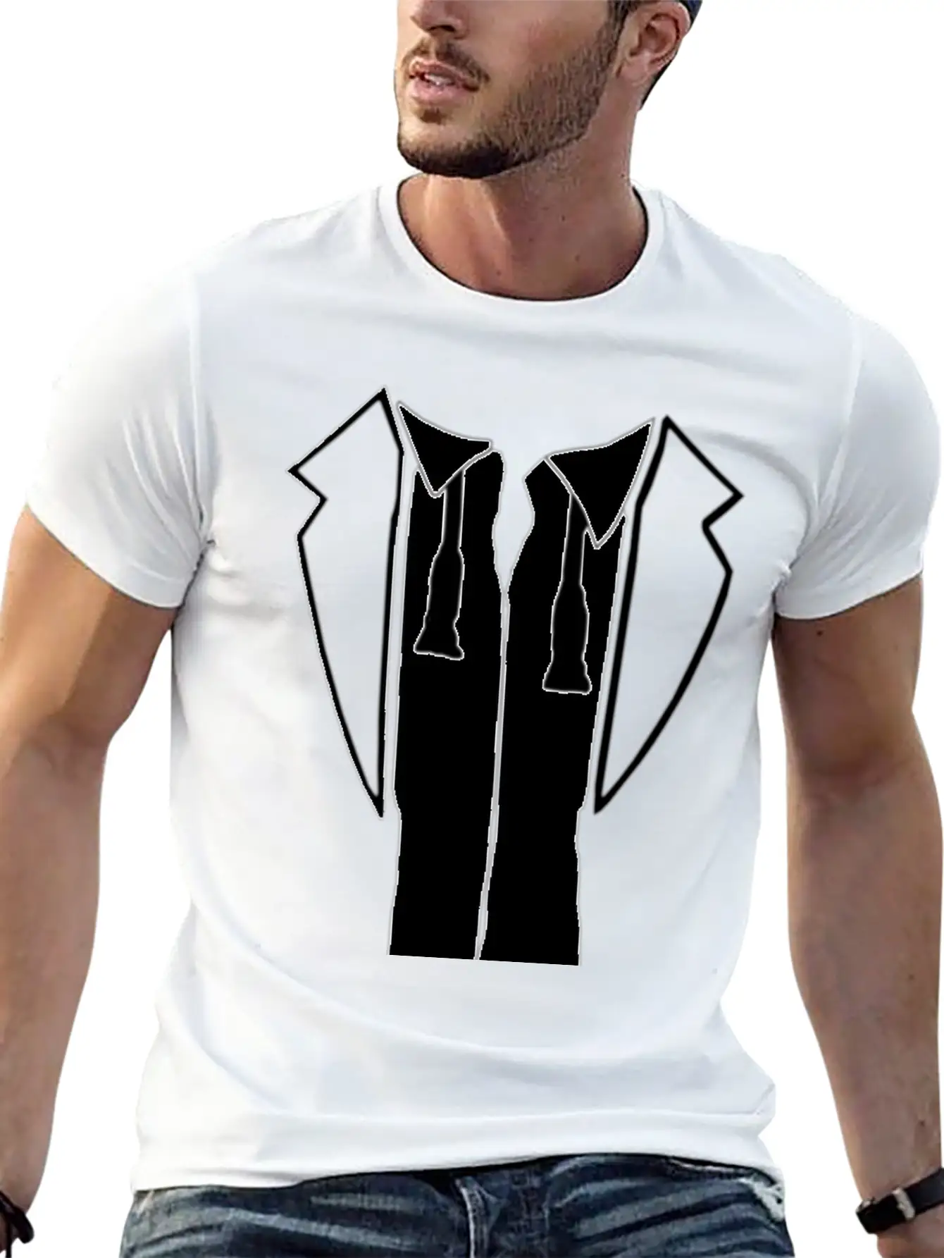 TUXEDO SMOKING SHIRT Breathable Graphic T-Shirt – Perfect For Casual Days