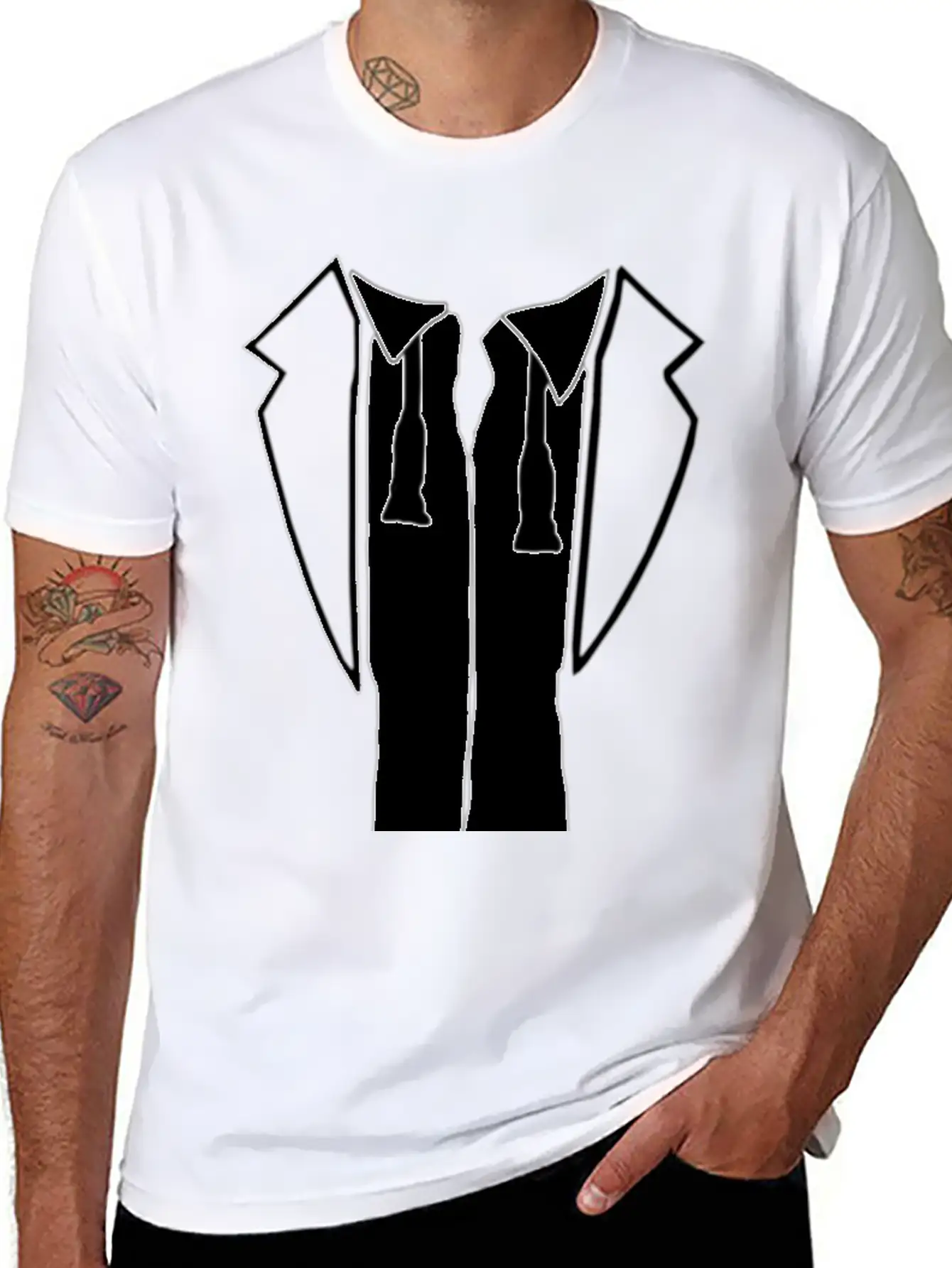 TUXEDO SMOKING SHIRT Breathable Graphic T-Shirt – Perfect For Casual Days