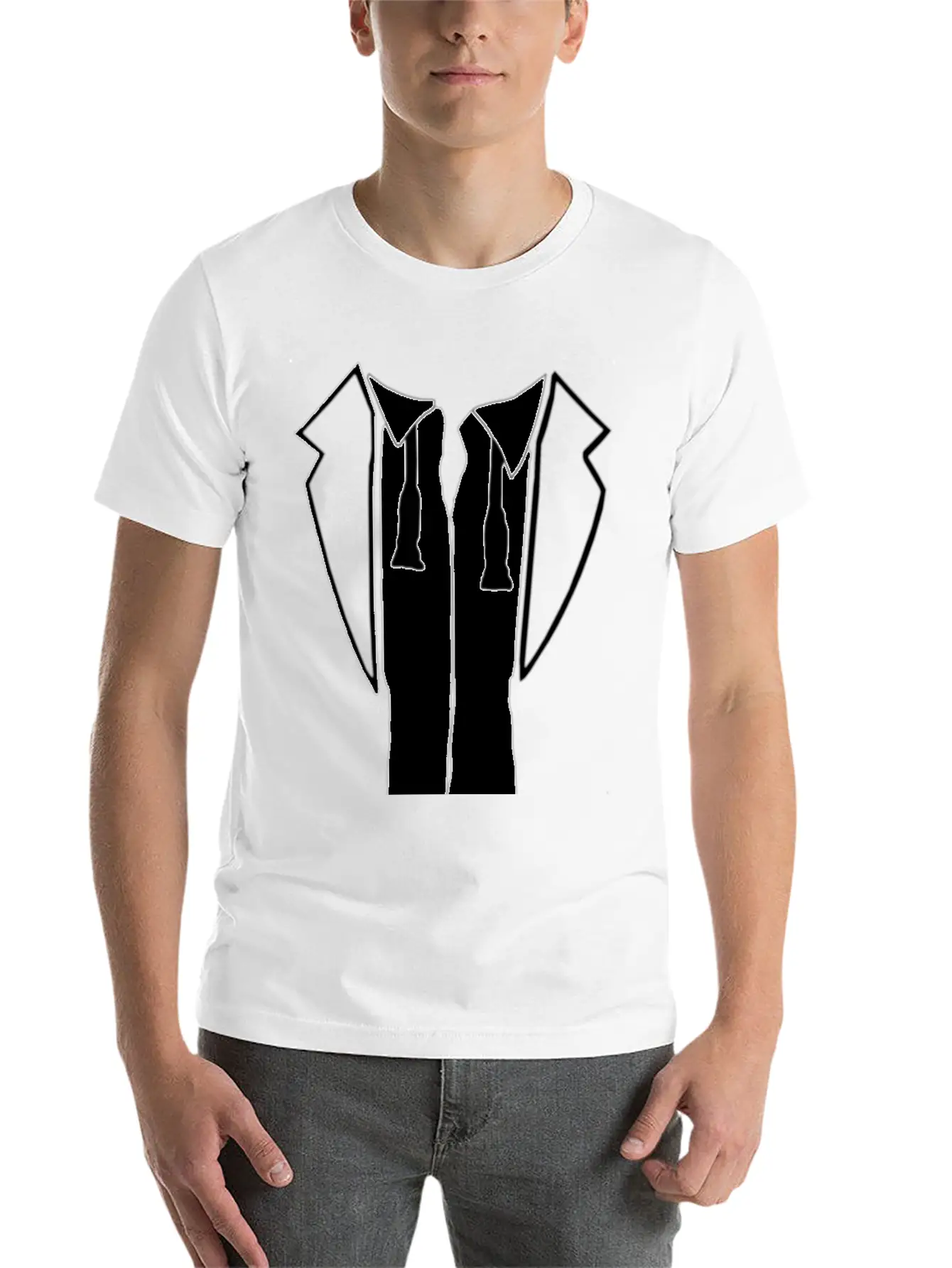 TUXEDO SMOKING SHIRT Breathable Graphic T-Shirt – Perfect For Casual Days