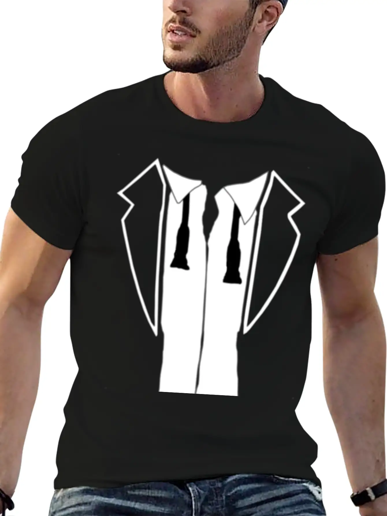 TUXEDO SMOKING SHIRT Breathable Graphic T-Shirt – Perfect For Casual Days