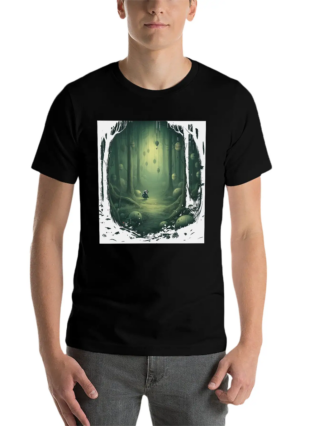 Twilight Enigma: Mystical Beings Of The Dusk Essential Cotton Tee For Daily Outfits – Unisex Style