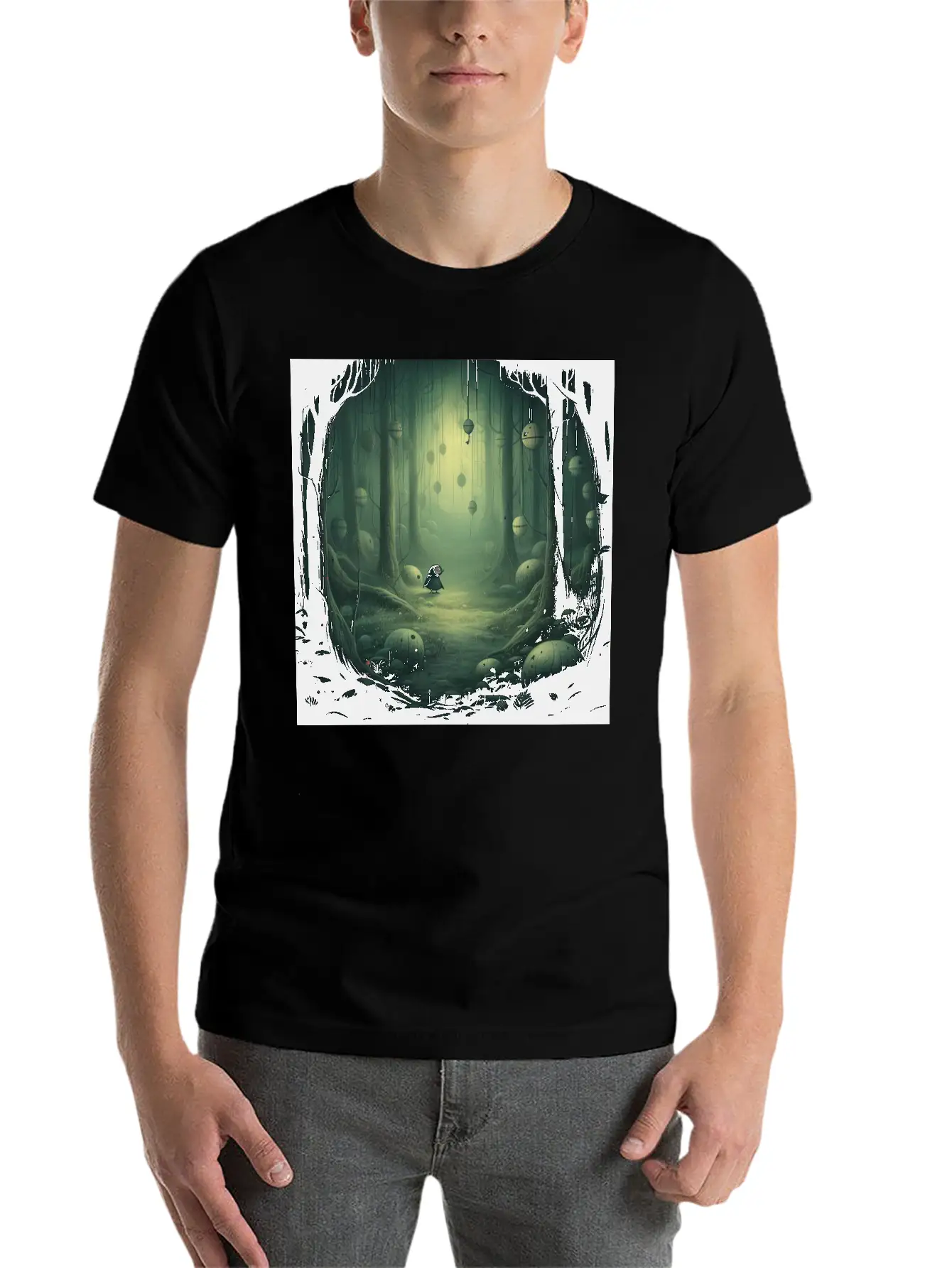 Twilight Enigma: Mystical Beings Of The Dusk Essential Cotton Tee For Daily Outfits – Unisex Style