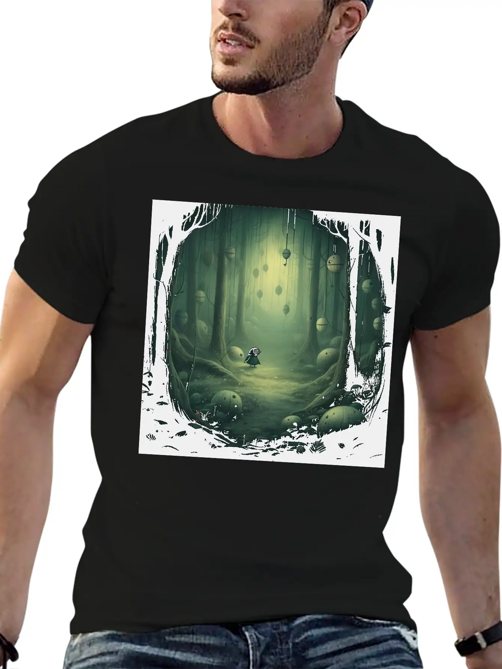 Twilight Enigma: Mystical Beings Of The Dusk Essential Cotton Tee For Daily Outfits – Unisex Style