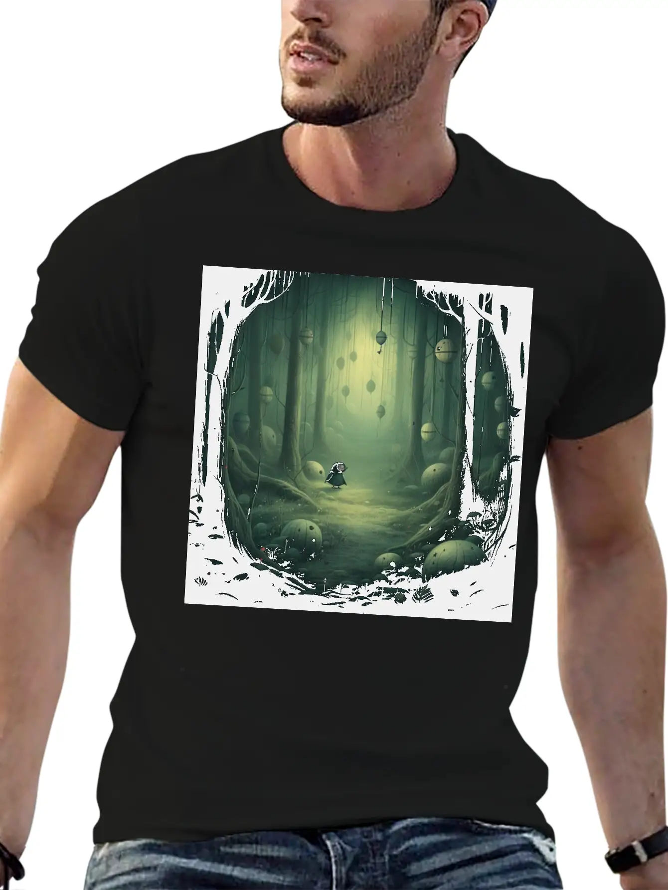 Twilight Enigma: Mystical Beings Of The Dusk Essential Cotton Tee For Daily Outfits – Unisex Style