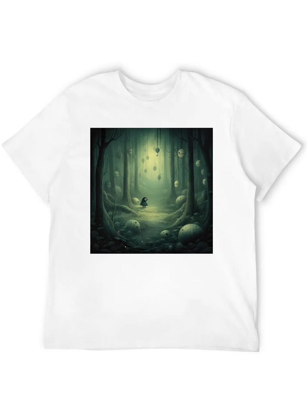 Twilight Enigma: Mystical Beings Of The Dusk Essential Cotton Tee For Daily Outfits – Unisex Style