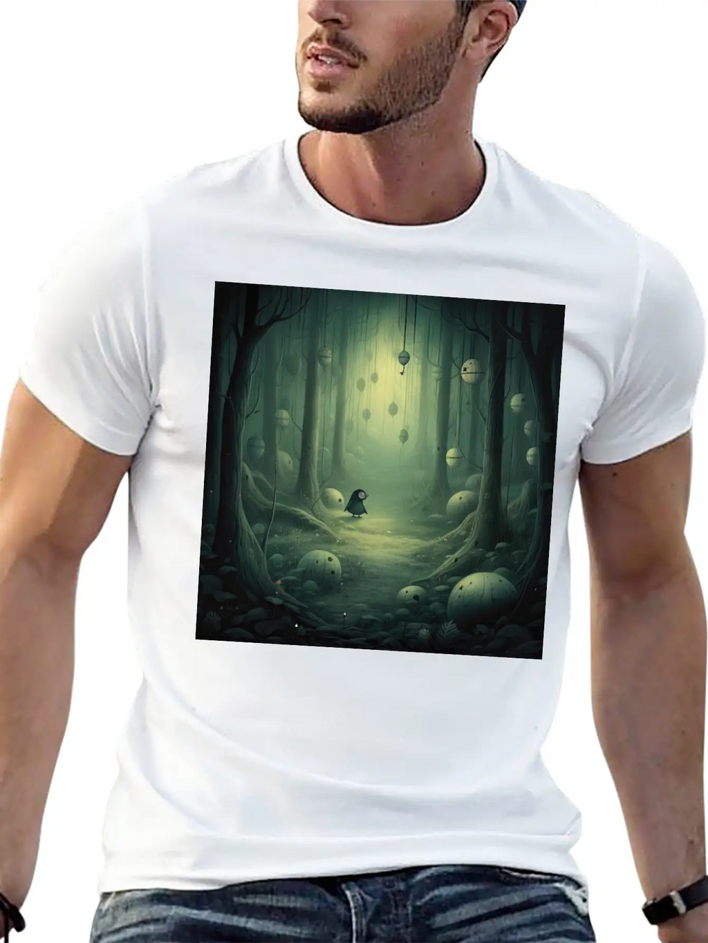 Twilight Enigma: Mystical Beings Of The Dusk Essential Cotton Tee For Daily Outfits – Unisex Style