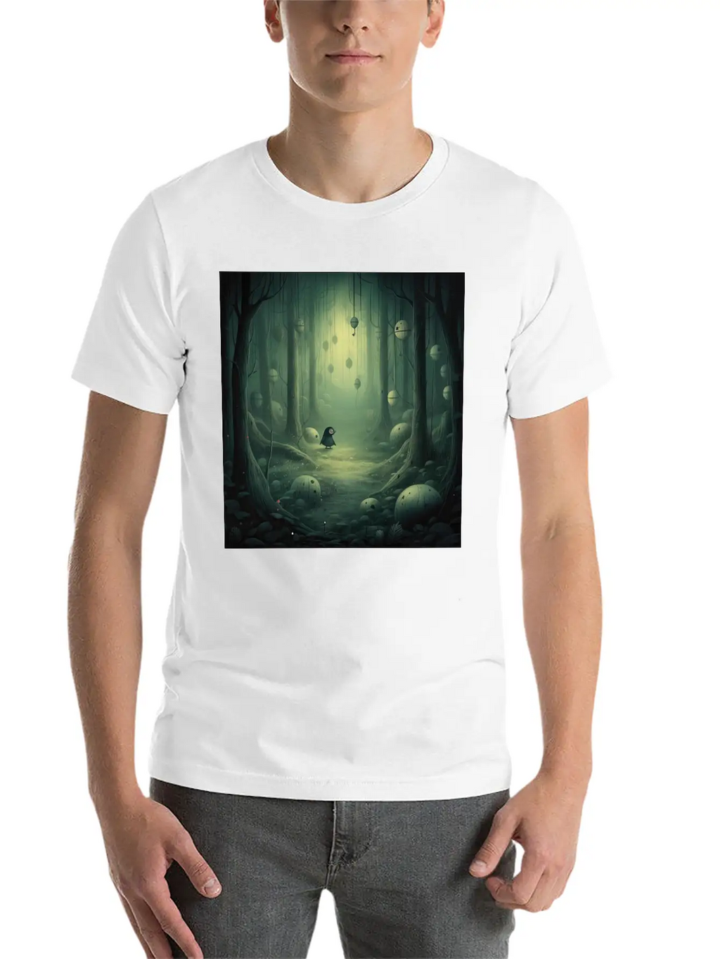 Twilight Enigma: Mystical Beings Of The Dusk Essential Cotton Tee For Daily Outfits – Unisex Style