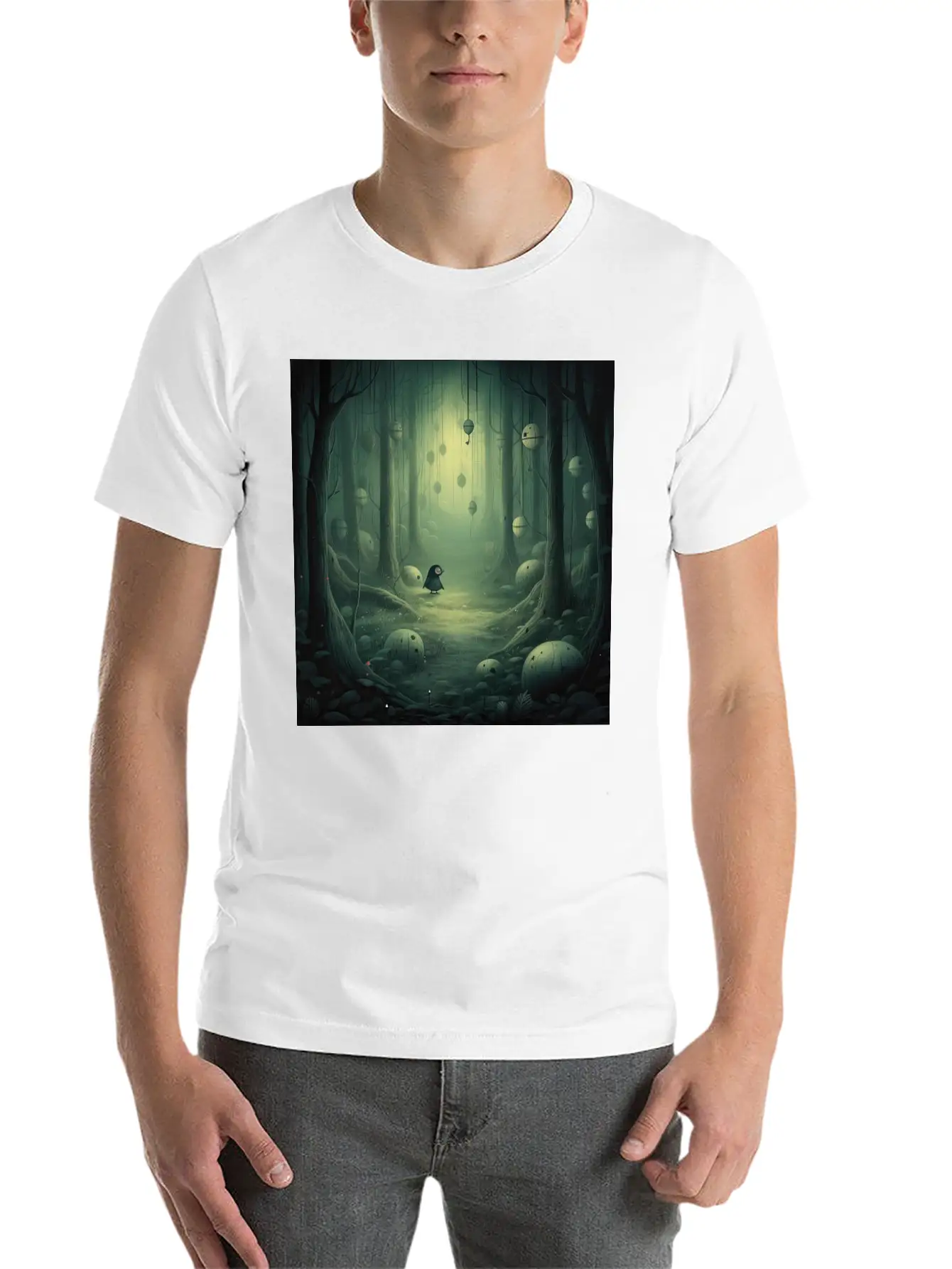 Twilight Enigma: Mystical Beings Of The Dusk Essential Cotton Tee For Daily Outfits – Unisex Style