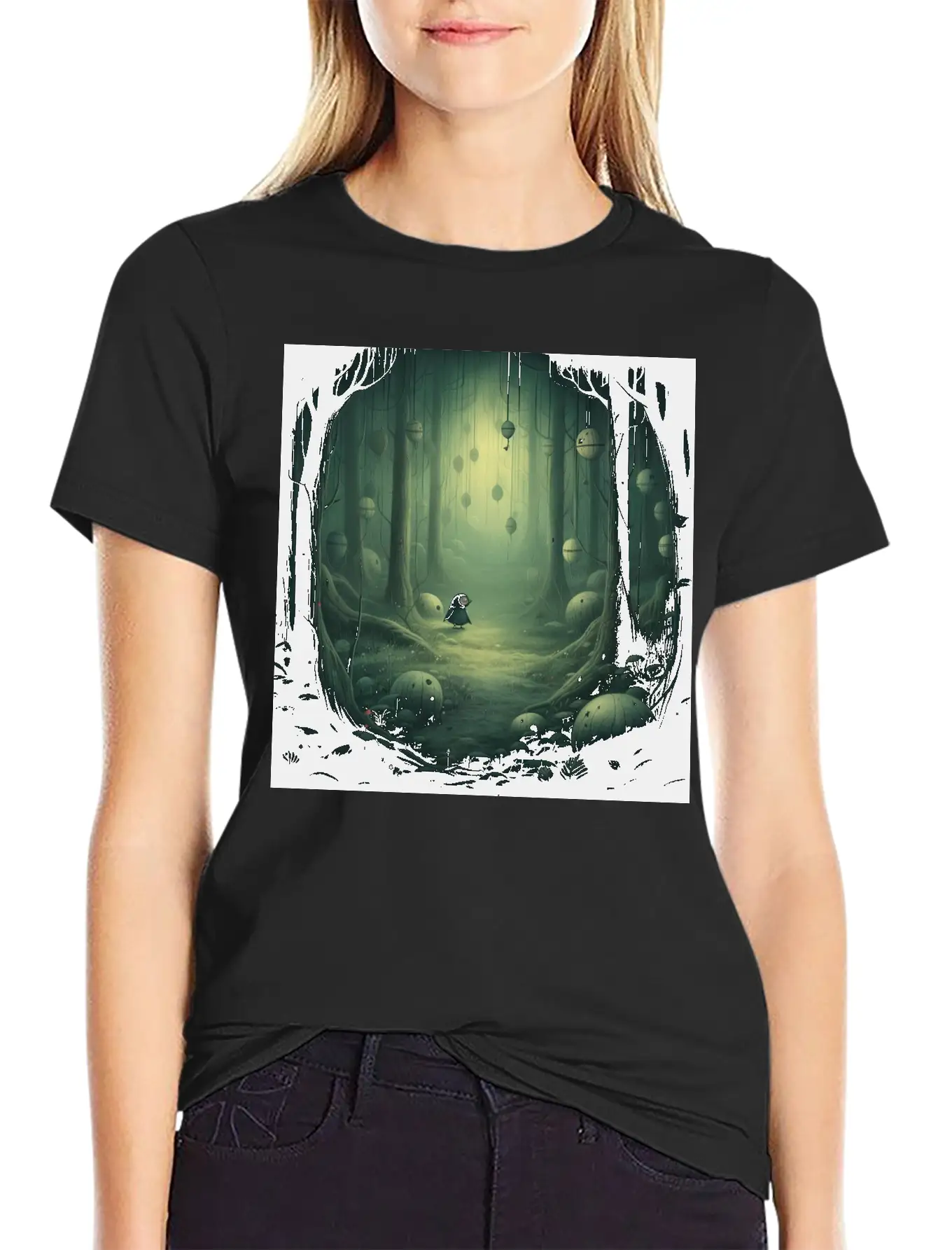 Twilight Enigma: Mystical Beings Of The Dusk Essential Cotton Tee For Daily Outfits – Unisex Style