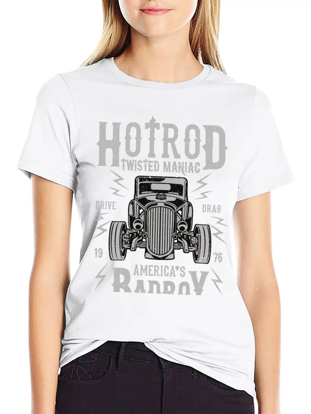Twisted Hotrod Unisex Casual T-Shirt – Clean Design For Daily Comfort