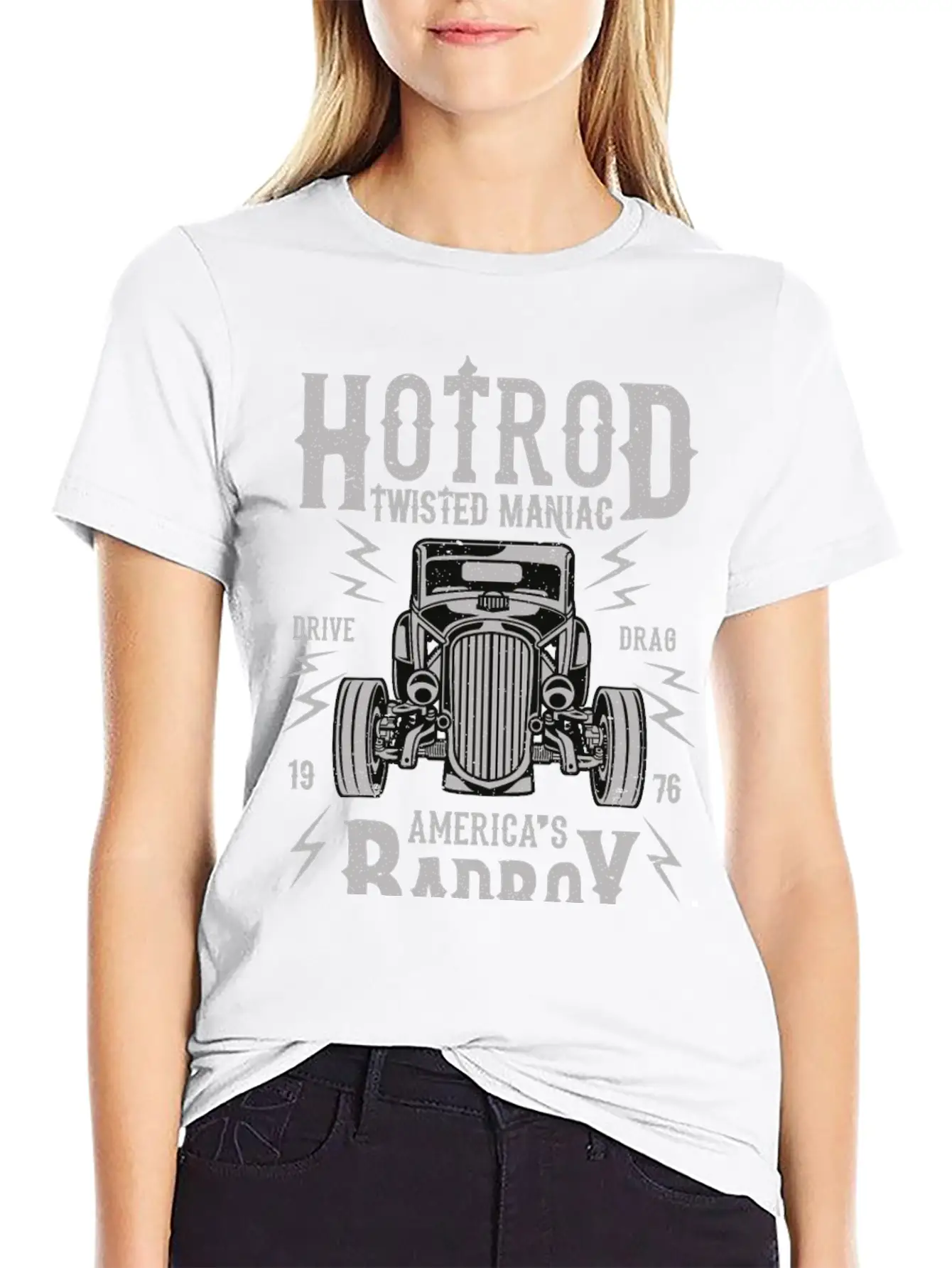 Twisted Hotrod Unisex Casual T-Shirt – Clean Design For Daily Comfort