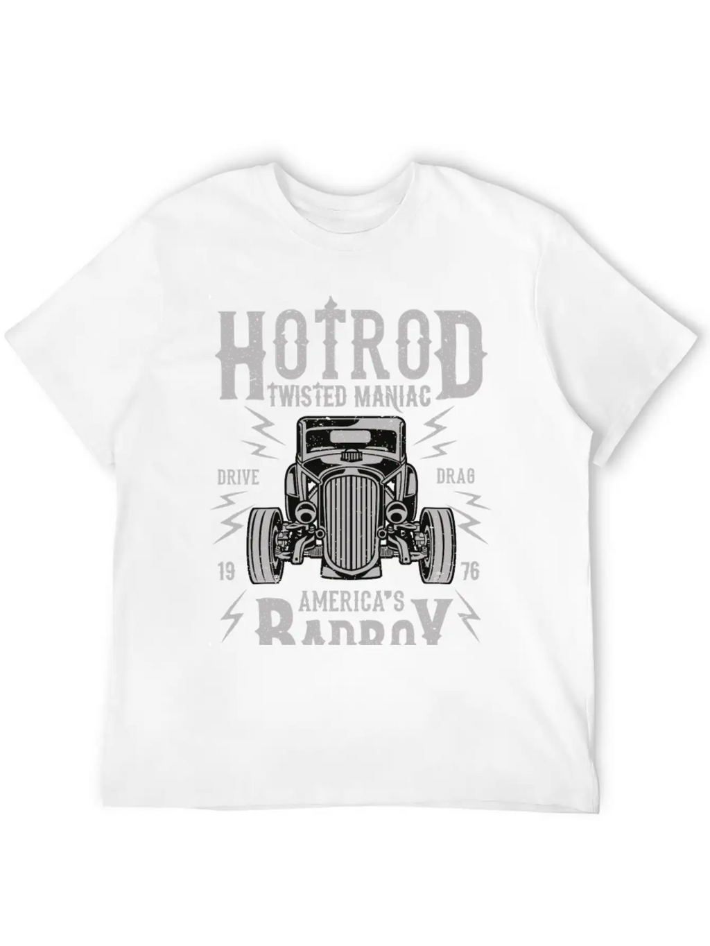 Twisted Hotrod Unisex Casual T-Shirt – Clean Design For Daily Comfort