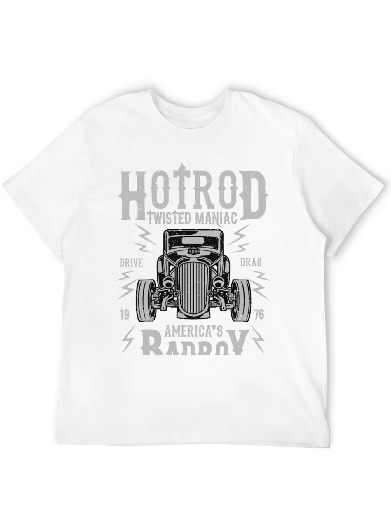 Twisted Hotrod Unisex Casual T-Shirt – Clean Design For Daily Comfort