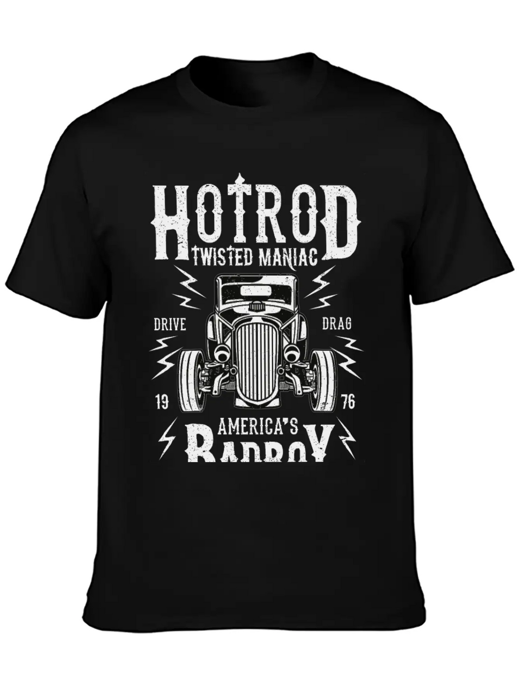Twisted Hotrod Unisex Casual T-Shirt – Clean Design For Daily Comfort